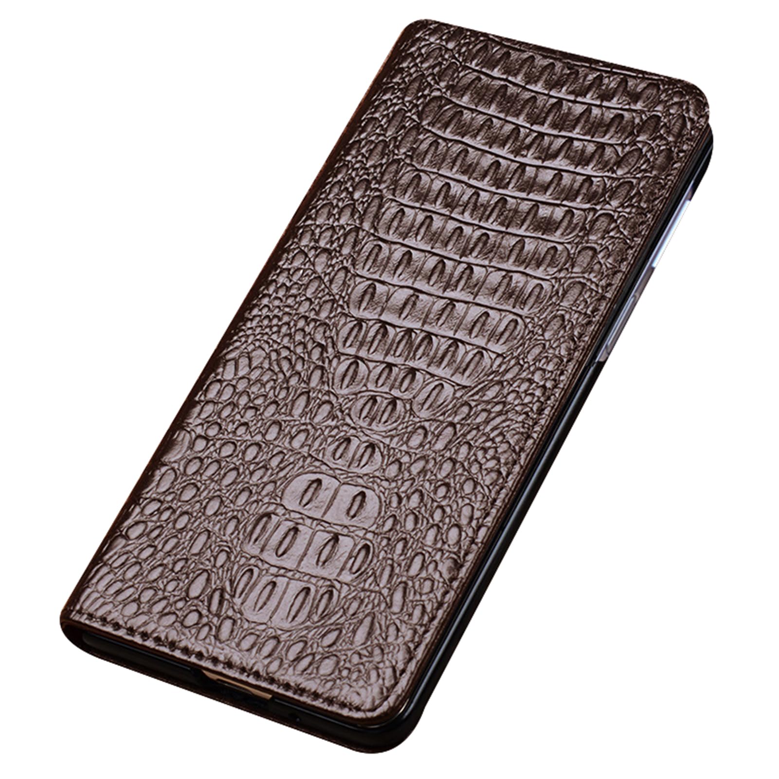 LUOTANL Luxury Case for Oppo Find N6, Genuine Leather Full Wrap Folio Shockproof Cover