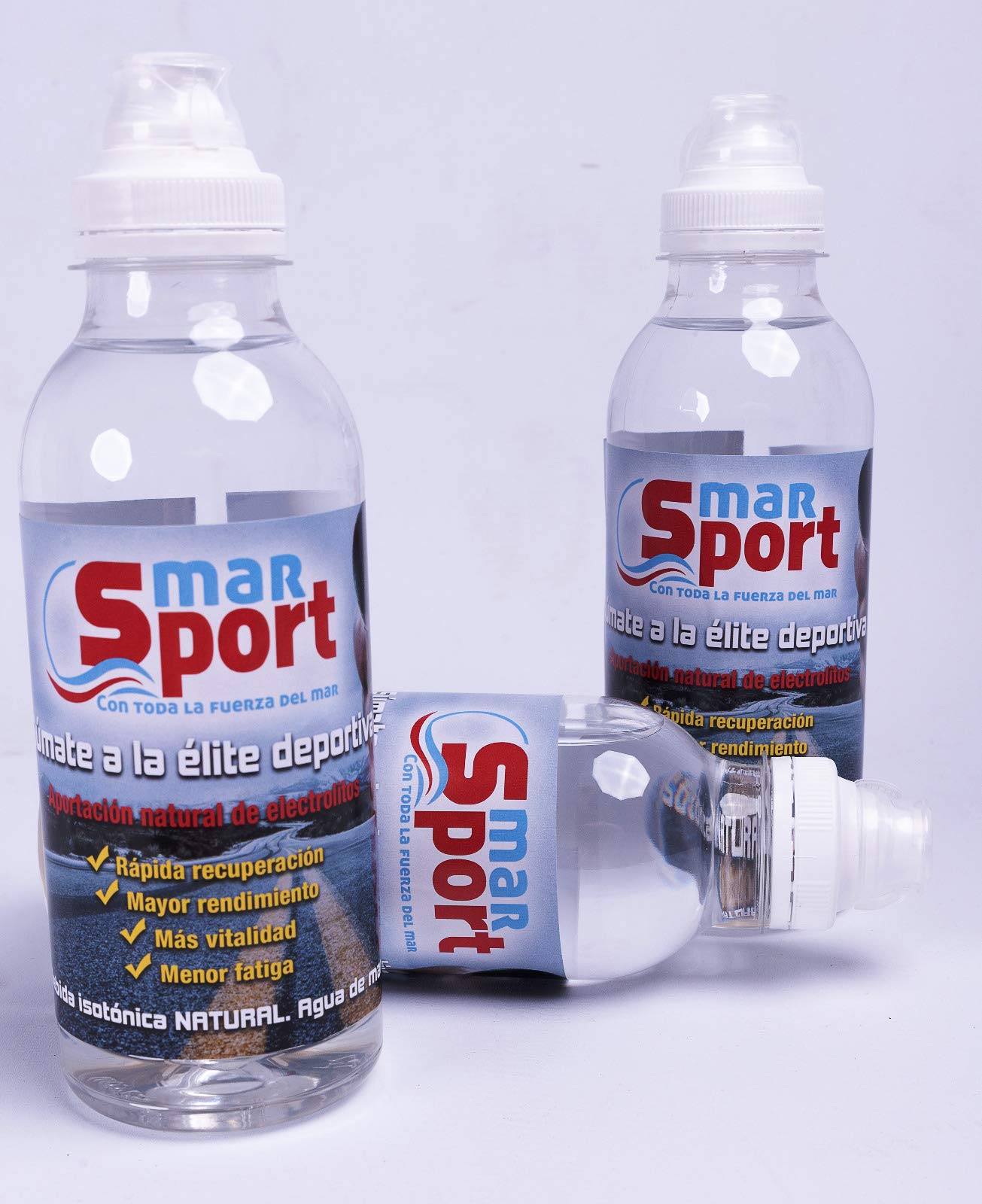 Isotónica natural 500 ml. Agua de mar - Ya preparada para beber - Recuperación inmediata de minerales - VIZMARAQUA (MARSPORT) (1)