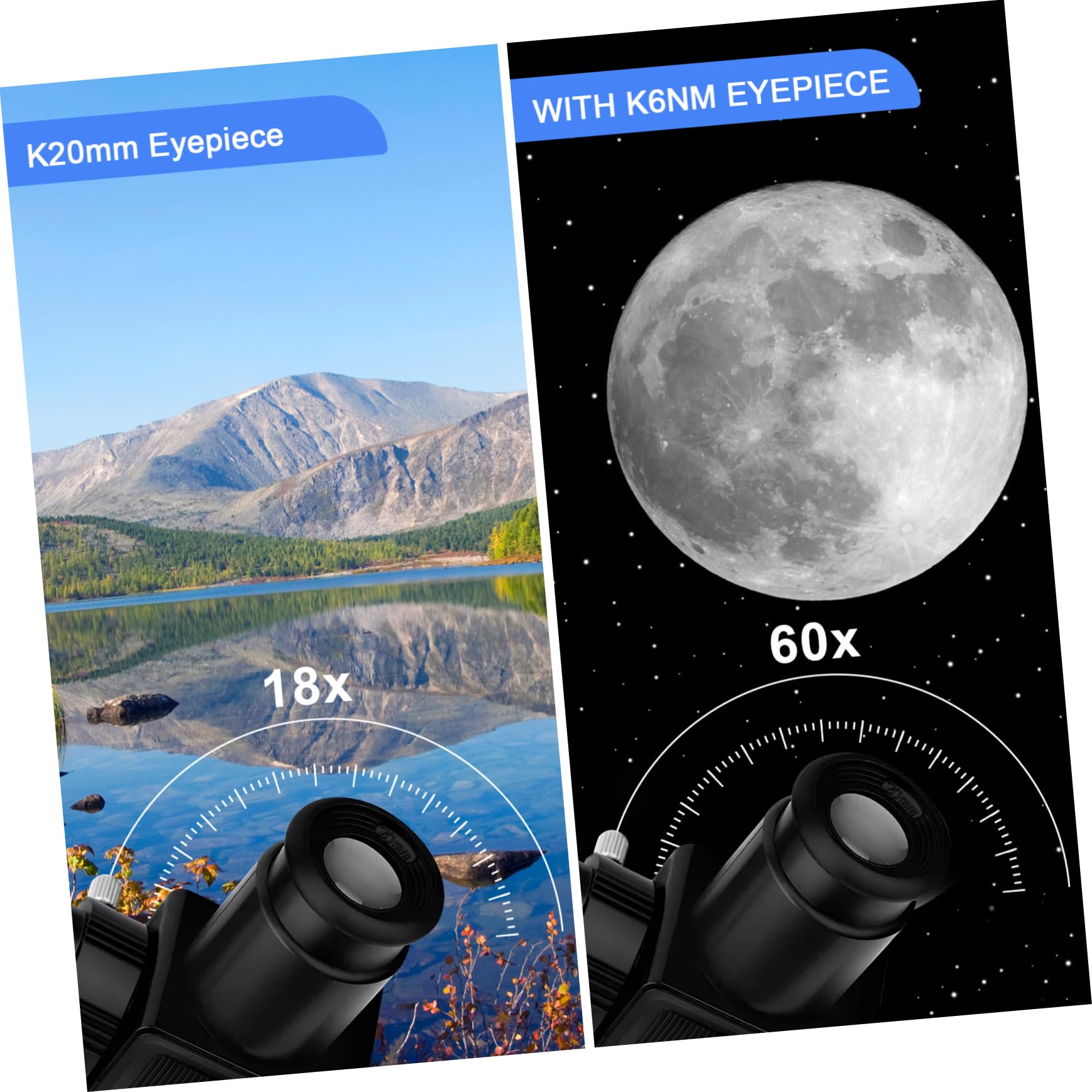 Telescopio Astronomico Rifrattore Con Treppiede Regolabile Per Osservare Stelle E Pianeti Per Principianti E Ragazzo Ragazza