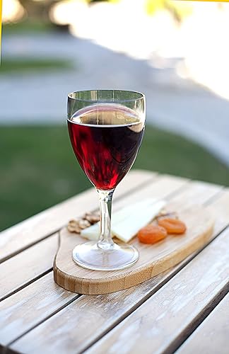 Miniatura 2 de Copas de vino de plástico irrompibles de 8.4 onzas (juego de 8), inastillables, reutilizables, apilables, aptas para lavavajillas, perfectas para