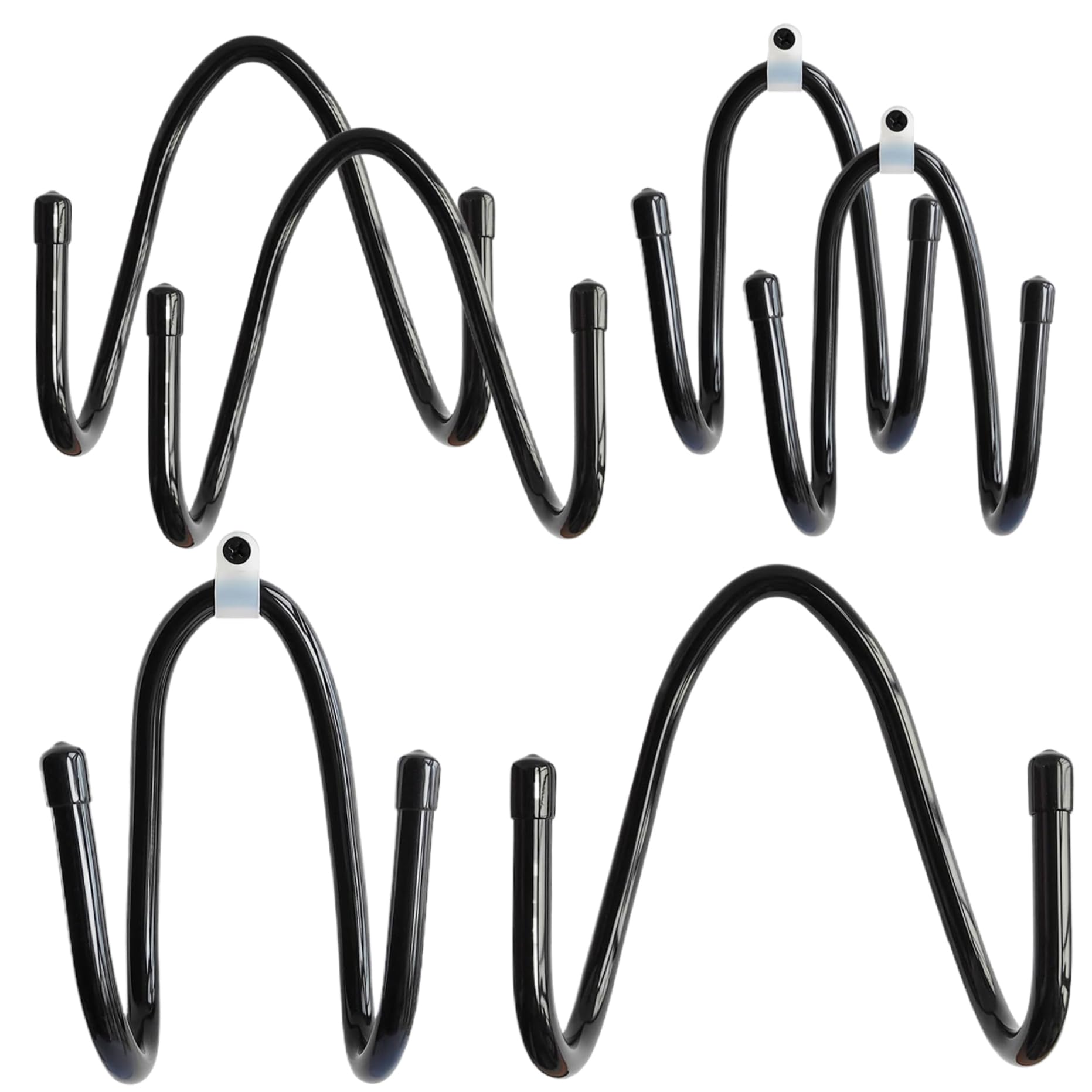 Ganchos para cercas de alambre de cadena hierro regulable colgador de mangueras de jardin pack de 6