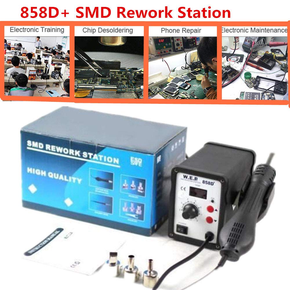 Buy Soldering Station Hot Air Desoldering Iron Adjustable Temperature