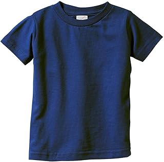 RABBIT SKINS Infant Fine Topstitch Ribbed Collar T-Shirt
