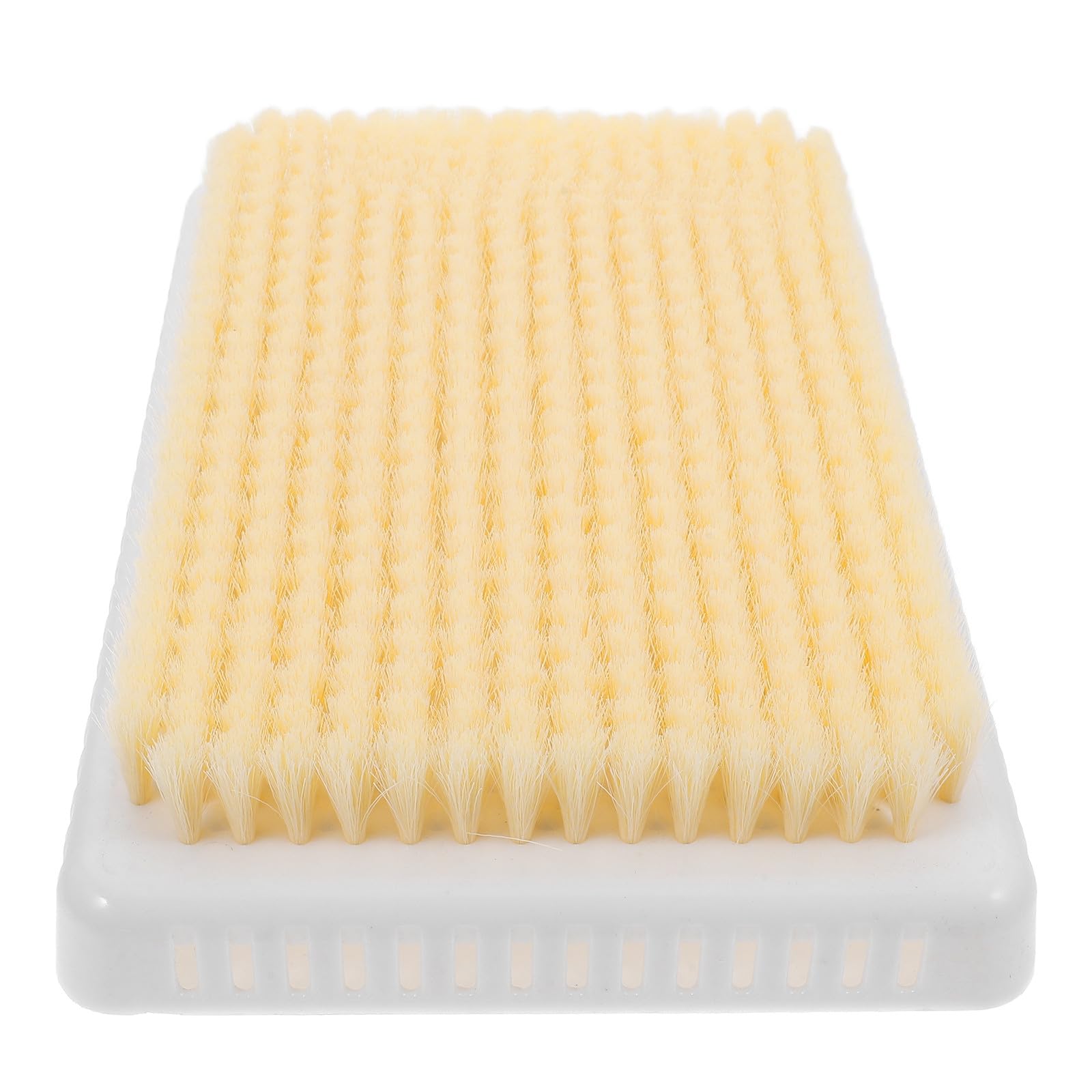Abaodam Cepillo Corporal Exfoliante para Espalda Diseño Multifuncional de Plástico Beige para Duchas, Limpieza Profunda y Masaje Relajante Baño