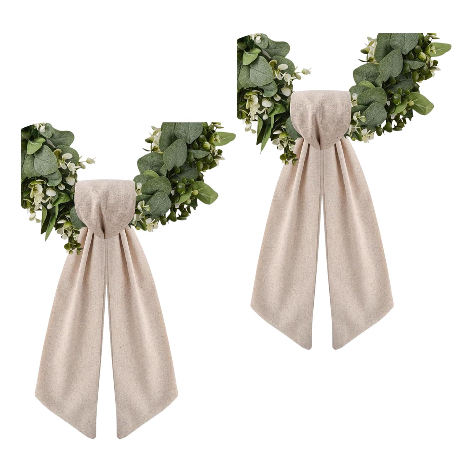 Large 122cm Decorative Ribbon Soft Polyester Fabric Wreath Sashes Decoration for Curtain Tiebacks and Mantels Home Deck Bend Belt