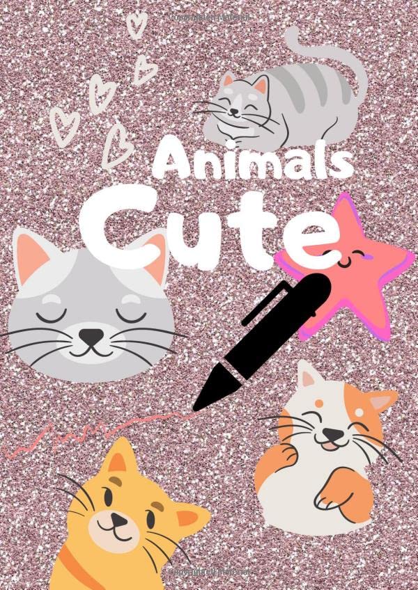 Cute Animals: How To Draw Cute Pets Books For Kids