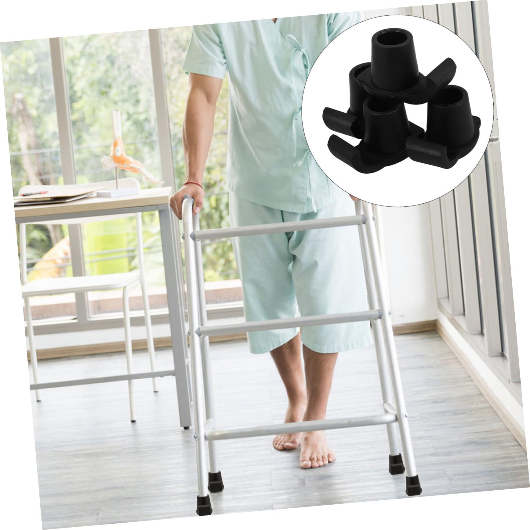 5 Set Tappetino Antiscivolo Per Sci Walker Glide Cuscinetti Per Anziani Accessori Per Walker Scivoli Walker Glides Scivoli Walker Glides Scivoli Walker Scivoli 4 pezzi * 5