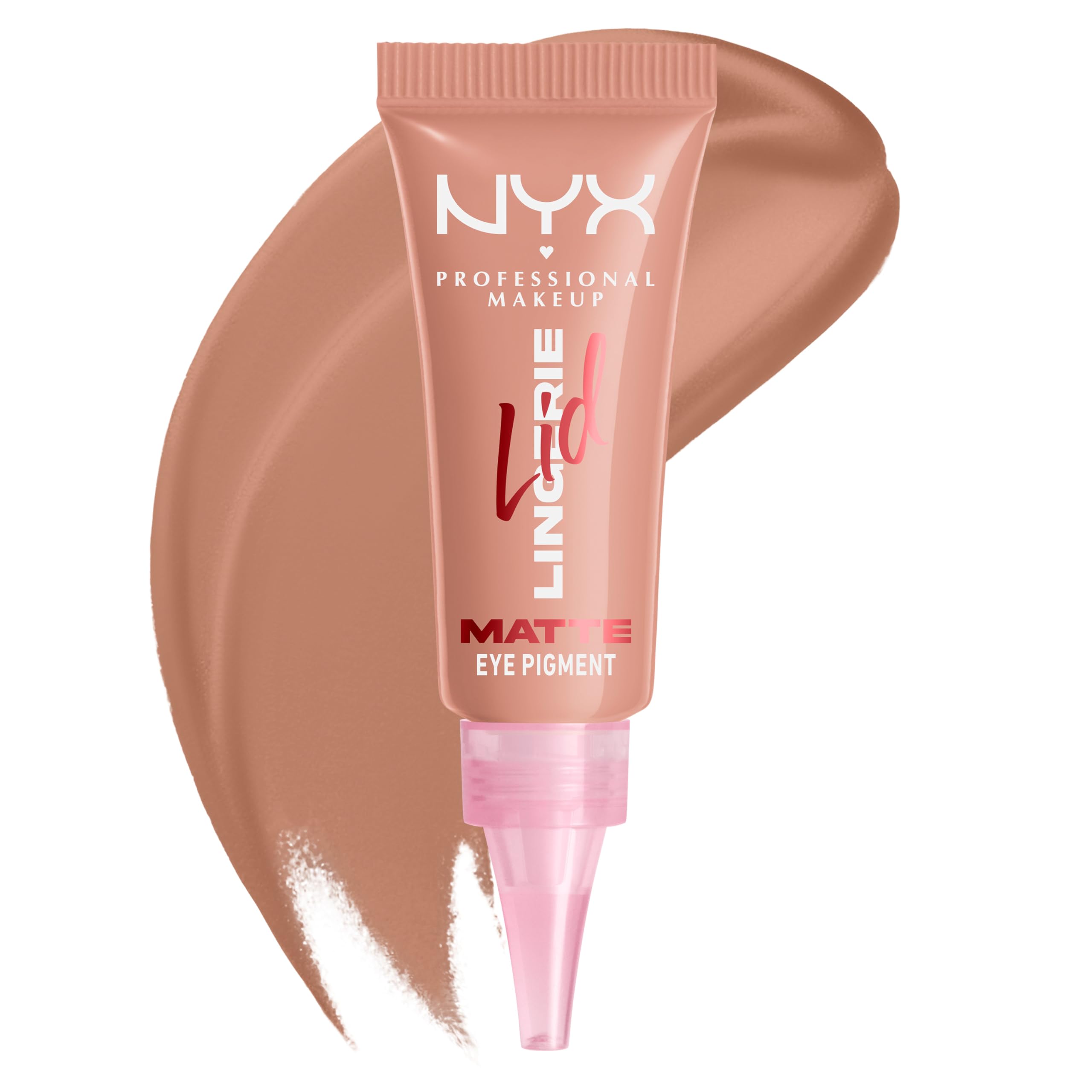 NYX Professional Makeup Lid Lingerie Cream Eye Pigment, Eyeshadow, Up to 24H Wear, Beige Appeal