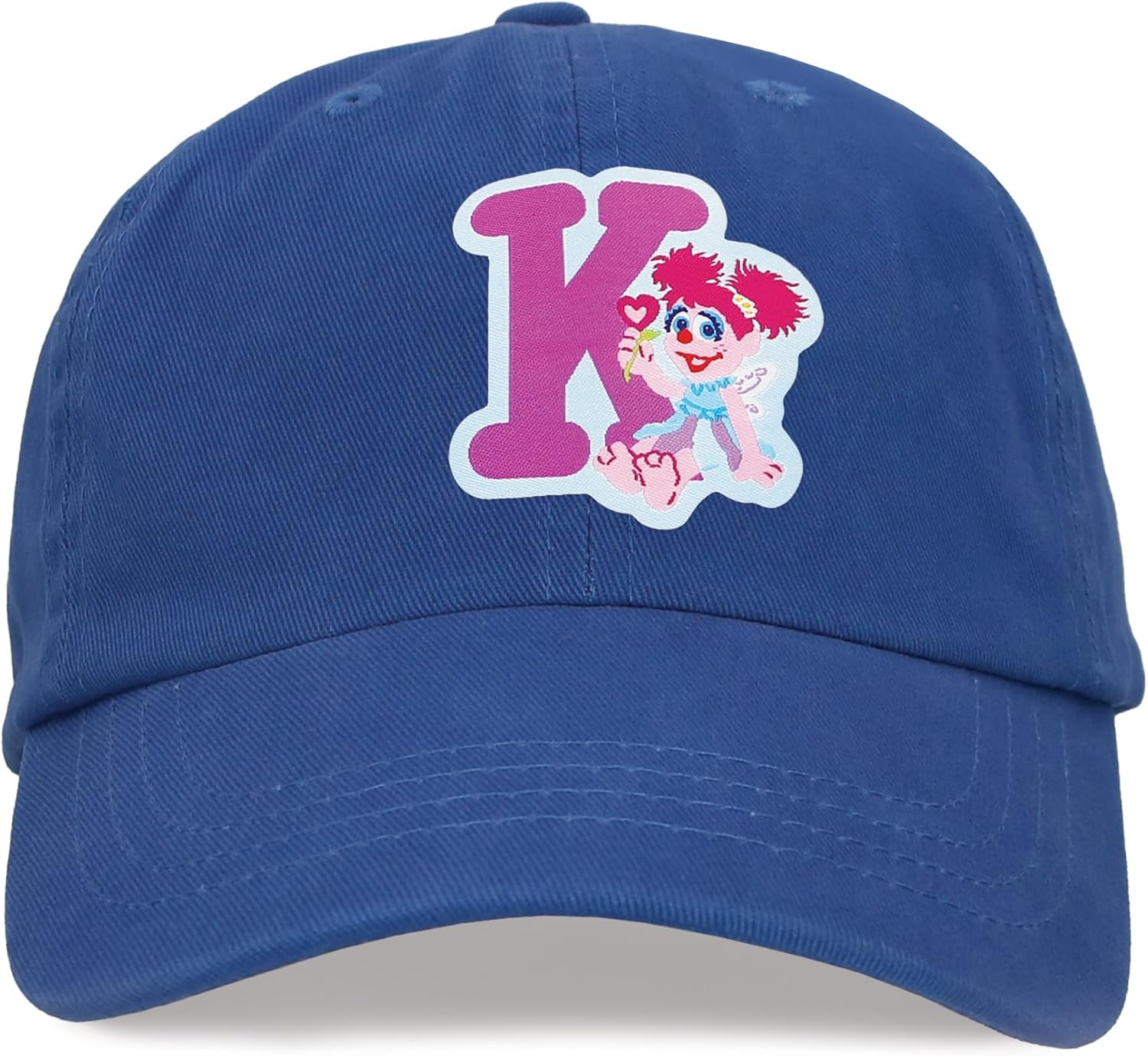 Sesame Street Elmo & Abby Kids Toddler Cap with Initial, Toddler Boys Hat, Youth Girl Baseball Cap, Cute Toddler Baseball Cap - Image 3
