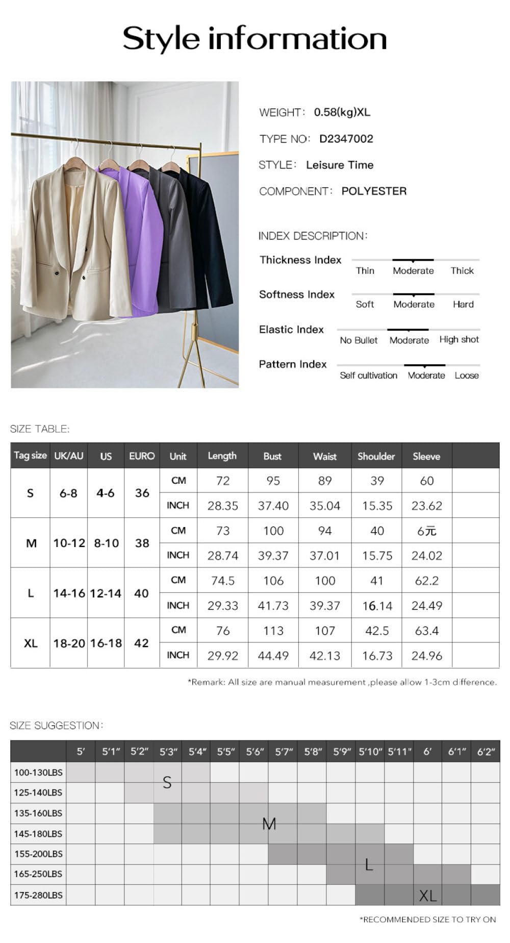 Damenanzüge,Blazer,Grau,Vorne Offen,Strickjacke,Langärmelig,Anzugjacke,Schalrevers,Knopfjacke,Oberteile,Mantel,Freizeit,Arbeit,Festlicher Blazer Anzug Mit Tasche