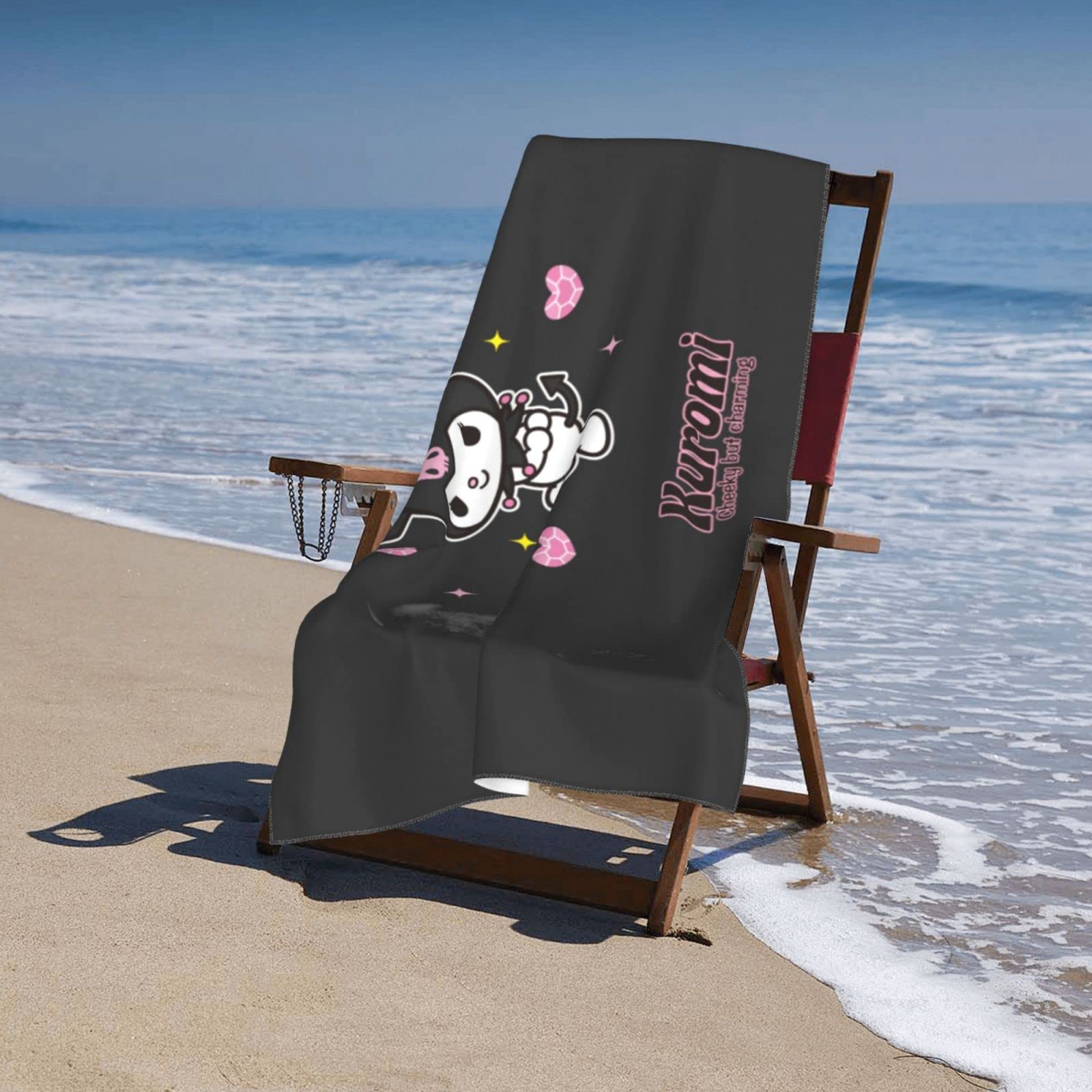 Amazon｜サンリオ クロミ バスタオル マイクロファイバー 吸水 速乾