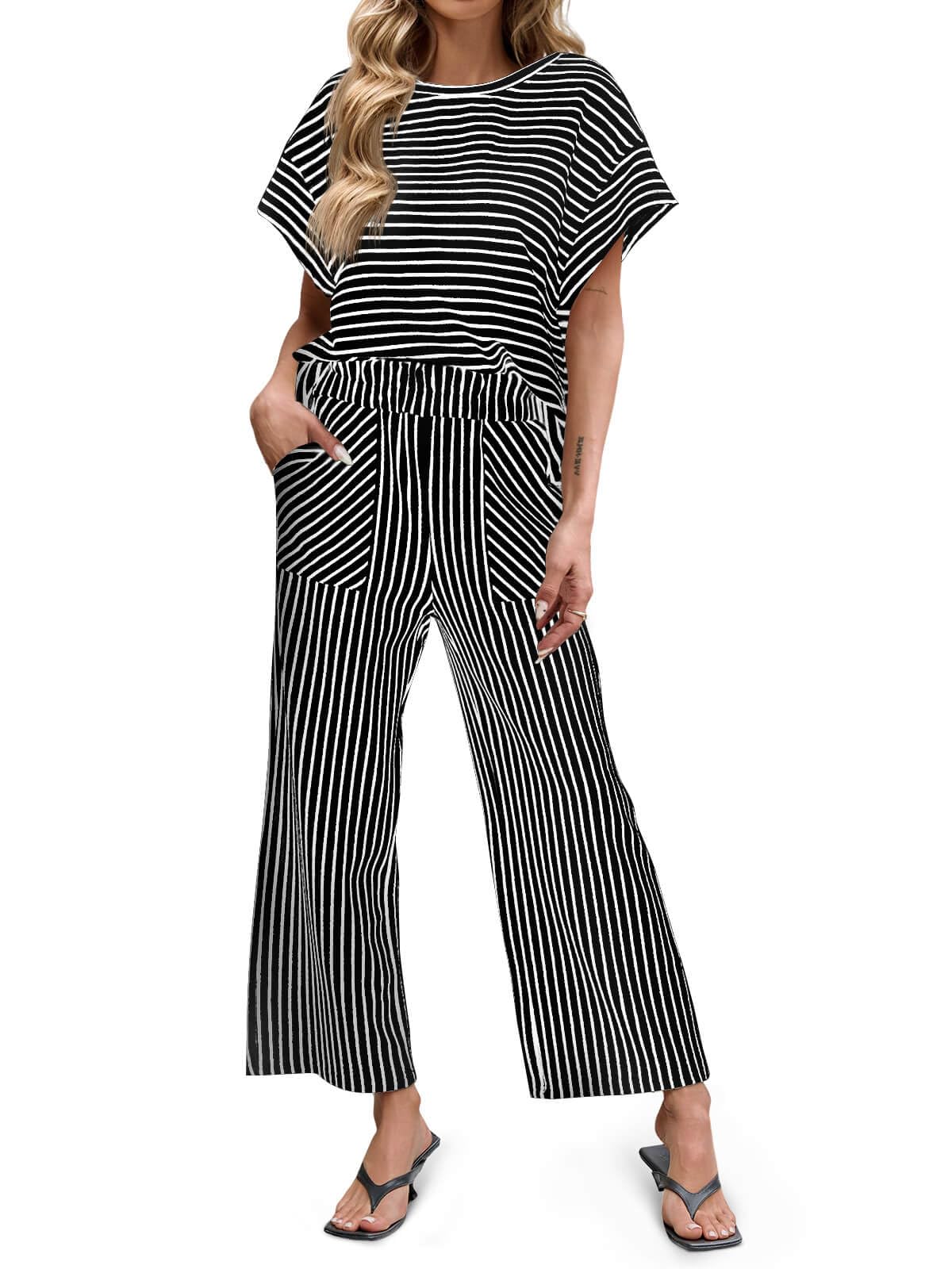 Tankaneo Striped Lounge Set