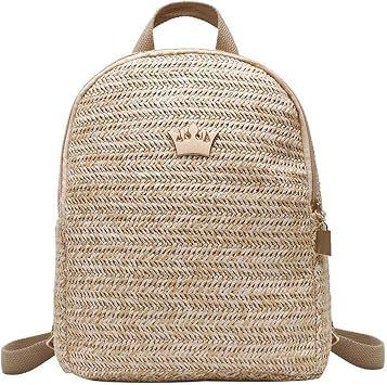 Amazon Co Jp かごリュック かごバッグ レデイース バックパック リュックサック かぎ針 編み トートバッグ 手提げバッグ 人気 おしゃれ 軽量 大容量 無地 通勤 通学 旅行 遠足 シューズ バッグ