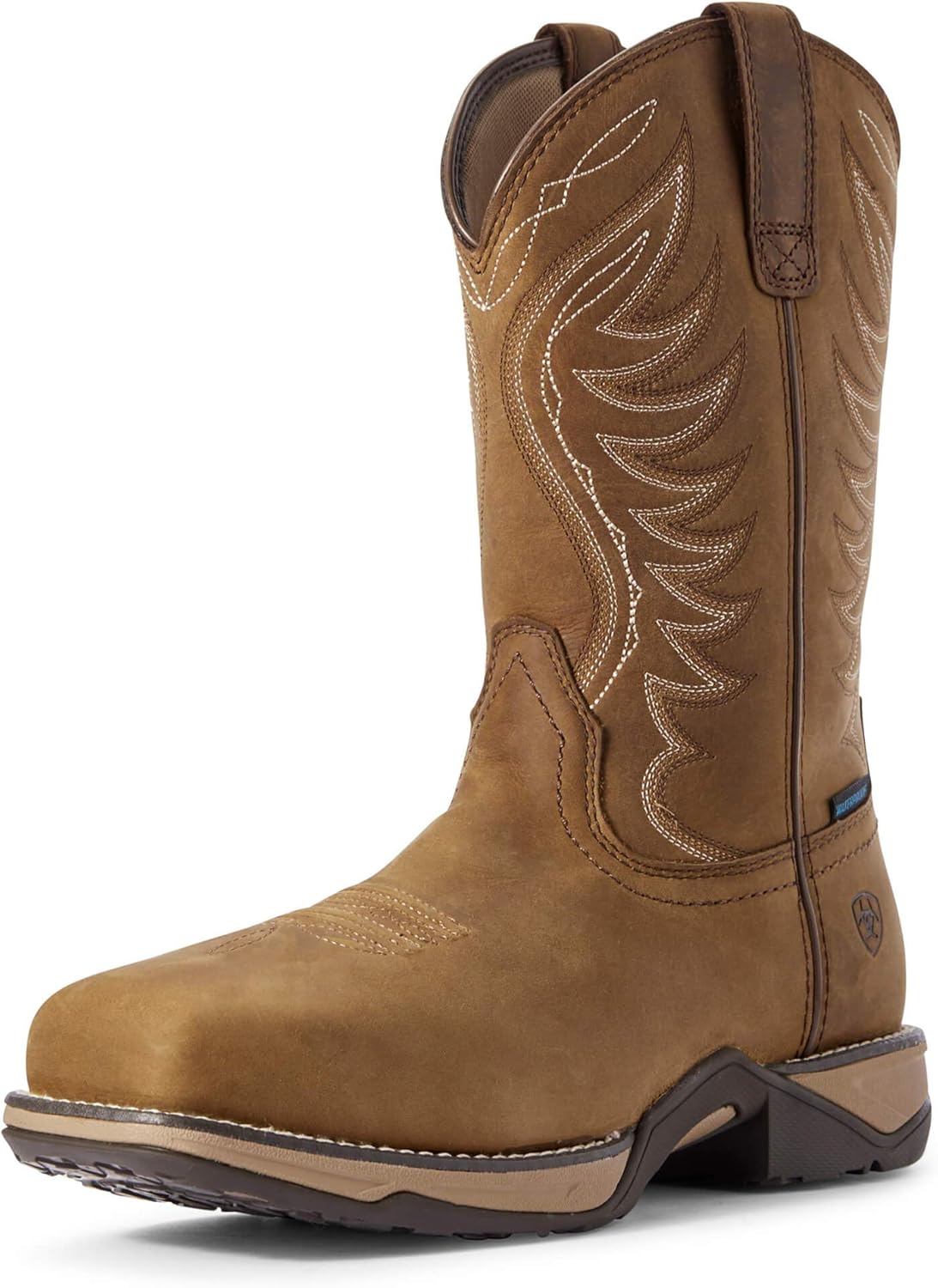 Ariat Womens Anthem Waterproof Composite Toe Work Boot Distressed Brown 10