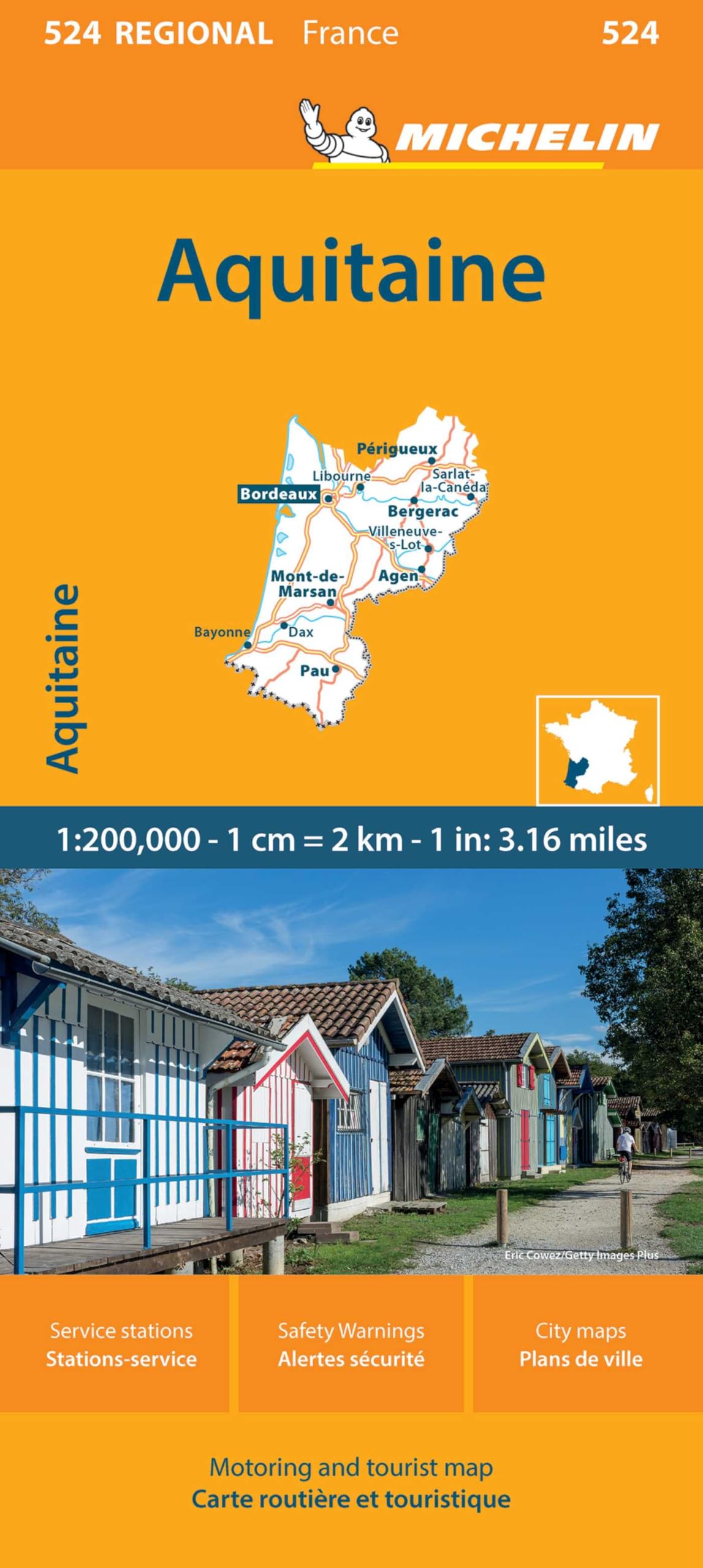 Aquitaine - Michelin Regional Map 524 (Michelin Maps, 524)
