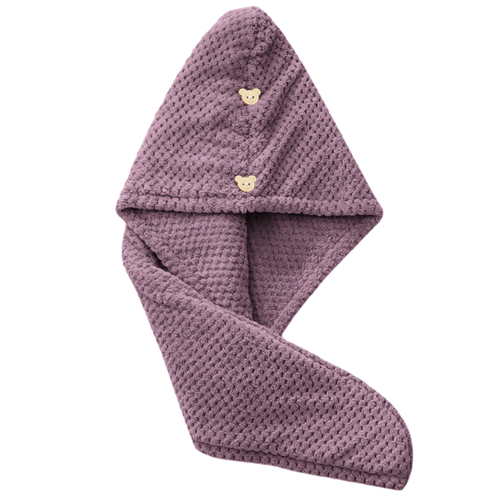 Tsophreniq Hair Towel Microfiber Turban Set for Women Quick Drying and Curly Proof Plopping Microfiber