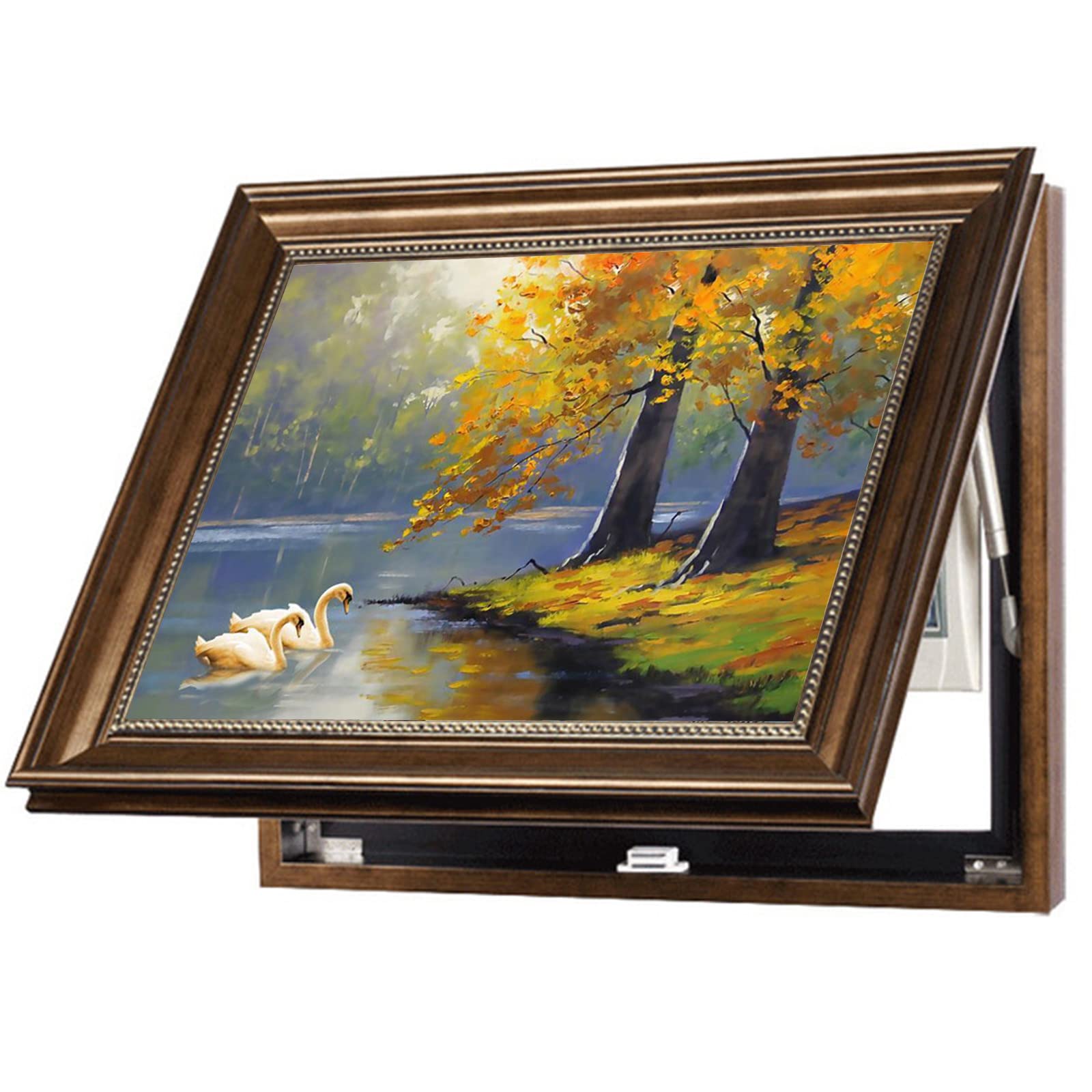 ZMQU Electric Meter Box Decorative Painting Cover Multicolor 40-50x50-60cm(J,50x60cm)
