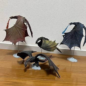 Amazon.co.jp: ゲーム オブ スローンズ ドラゴン 4体セット