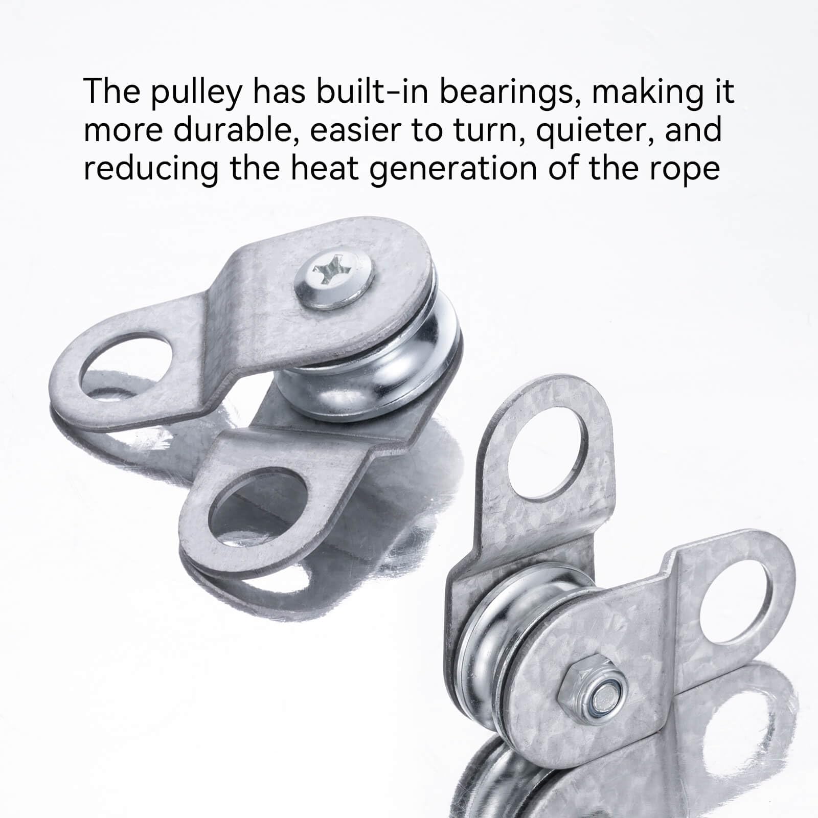 Open Cable Pulley Block - 80 Lb Lifting -3 Open Cable Pulley Block - 80 Lb Lifting -3