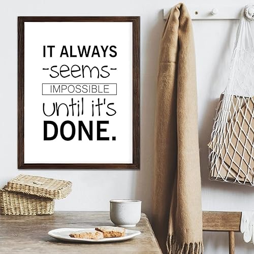 Miniatura 7 de In This Kitchen We Dance - Letrero de madera para decoración de pared con citas religiosas letrero de madera enmarcado estilo rústico de granja 197