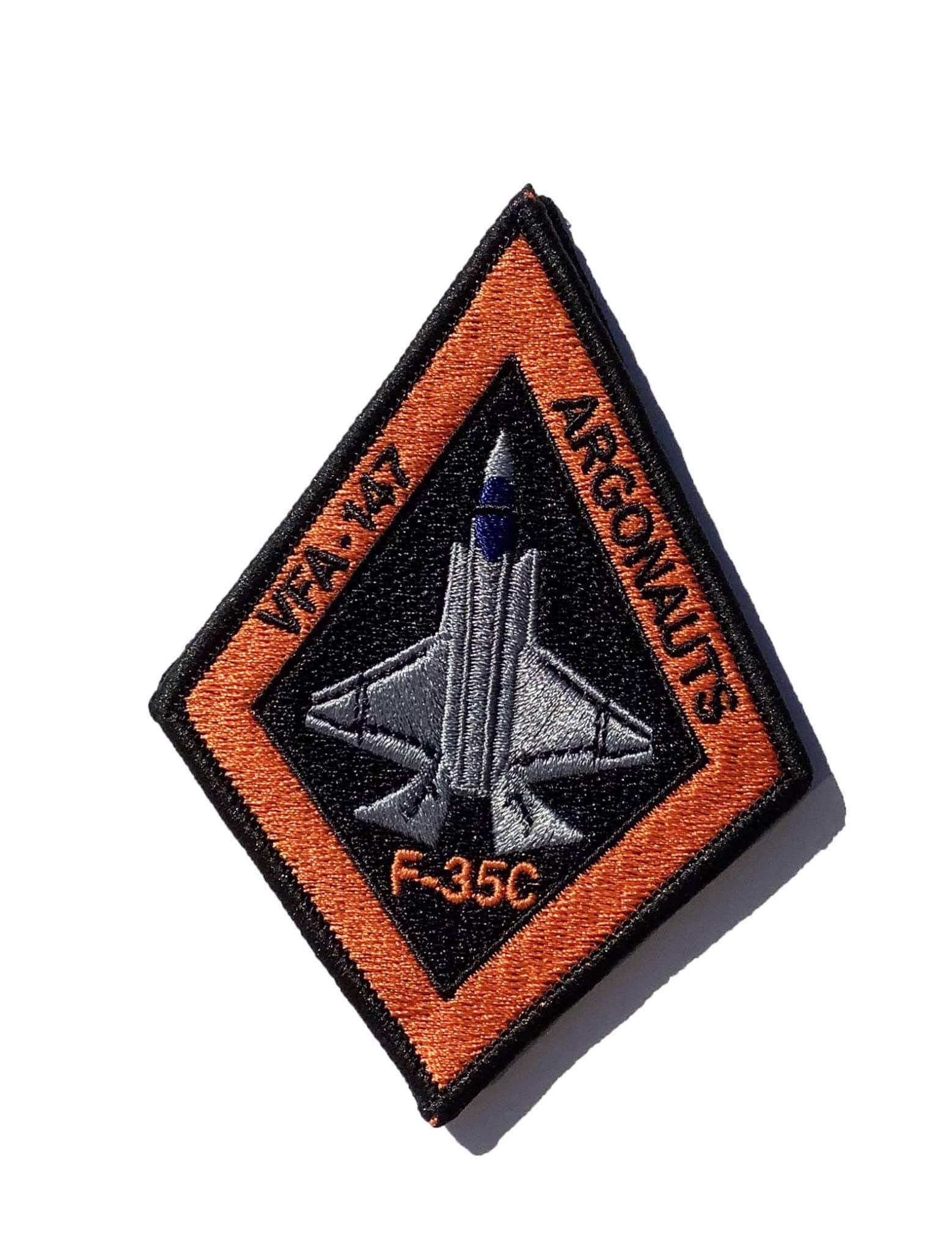 Squadron Nostalgia LLC VFA-147 Argonauts Shoulder Patch -Hook and Loop