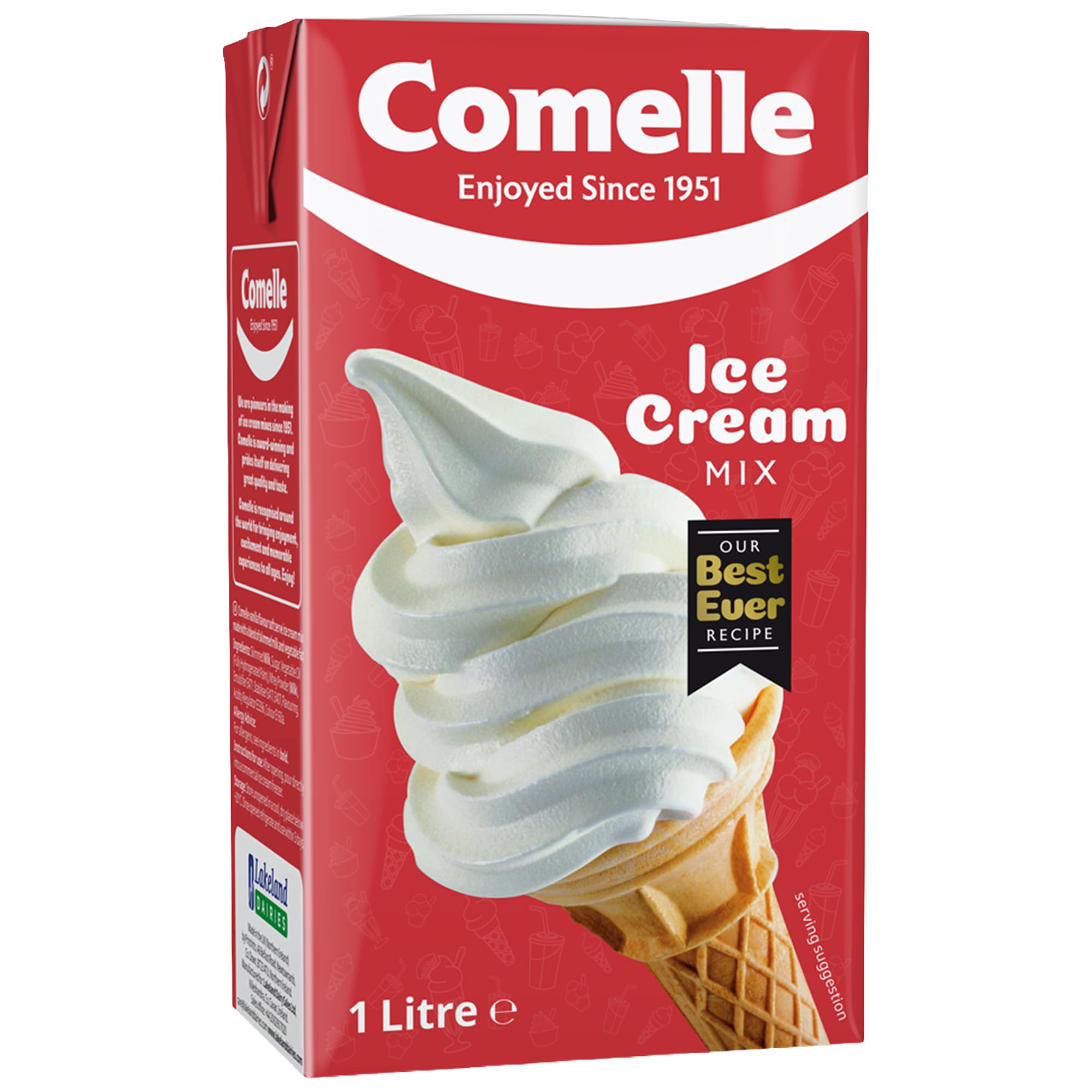 (12 unidades) Comelle Ice Cream Mix UHT 1 litro