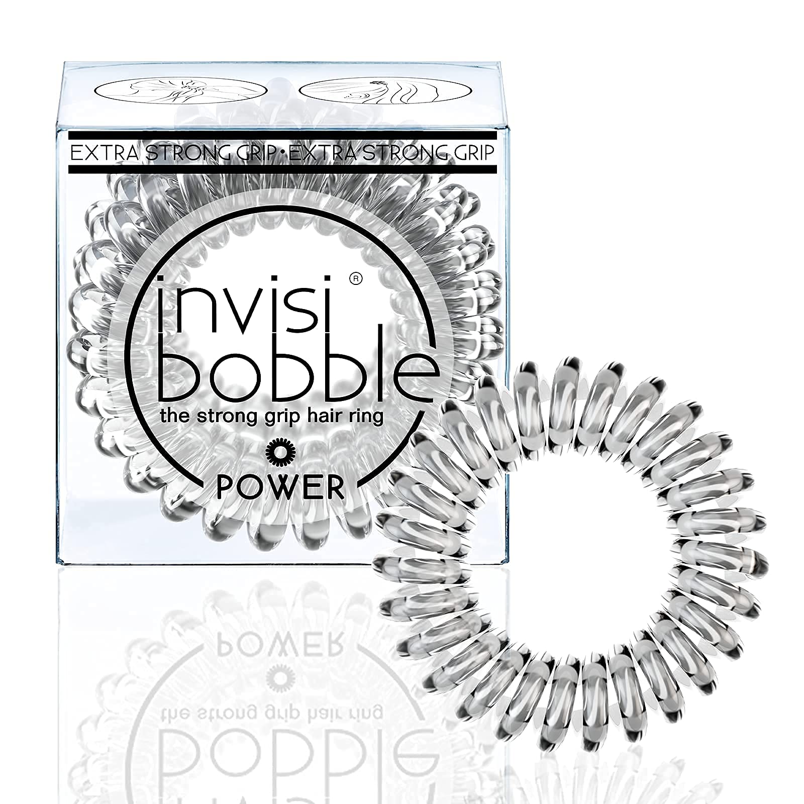 Invisibobble Power Crystal Clear Şeffaf Saç Lastiği