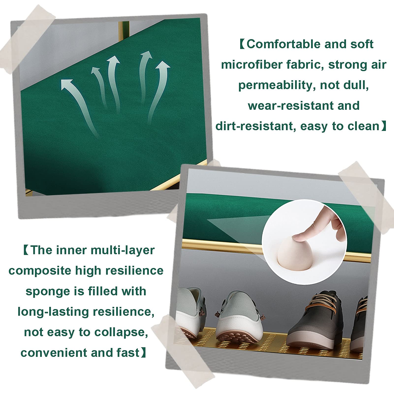 XINGLL - Appendiabiti in metallo antiruggine con panca, versatile, per ingresso, camera da letto, ufficio, perfetto per indumenti, scarpe, cappelli, borse, facile da montare