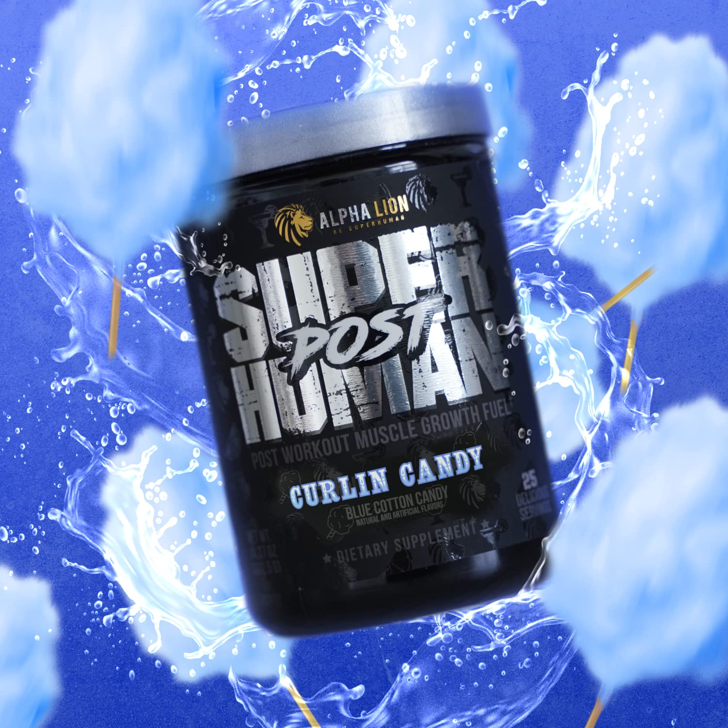 ALPHA LION Superhuman Post, Post Workout Recovery, Fast Acting Post Workout for Men & Women (25 Servings, Curlin Candy) — Amazon image 8