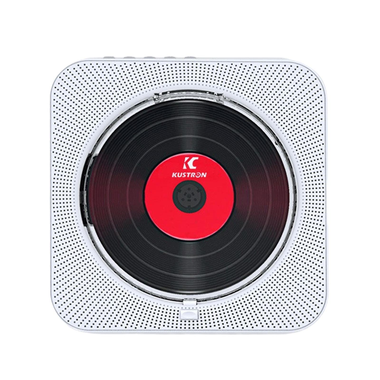 portable wall mounted cd player with dust cover for prenatal education white| cd players & recorders| home audio stereos, components | tv, video & home audio |consumer electronics
