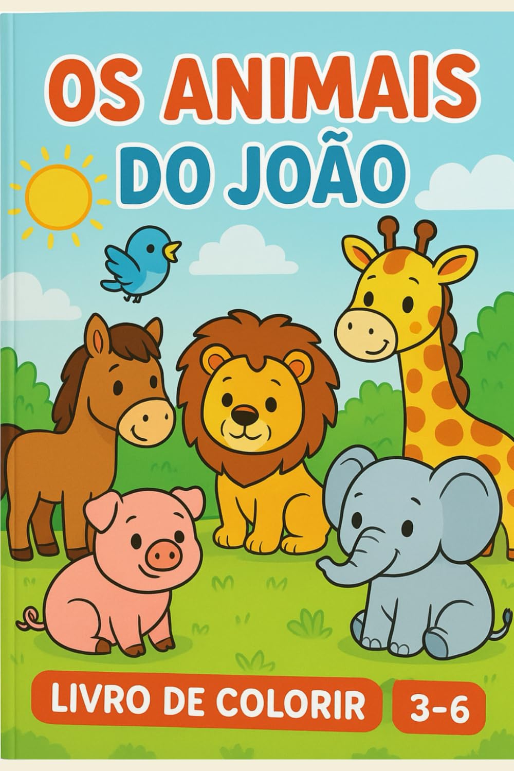 Os Animais do João: Livro de Colorir