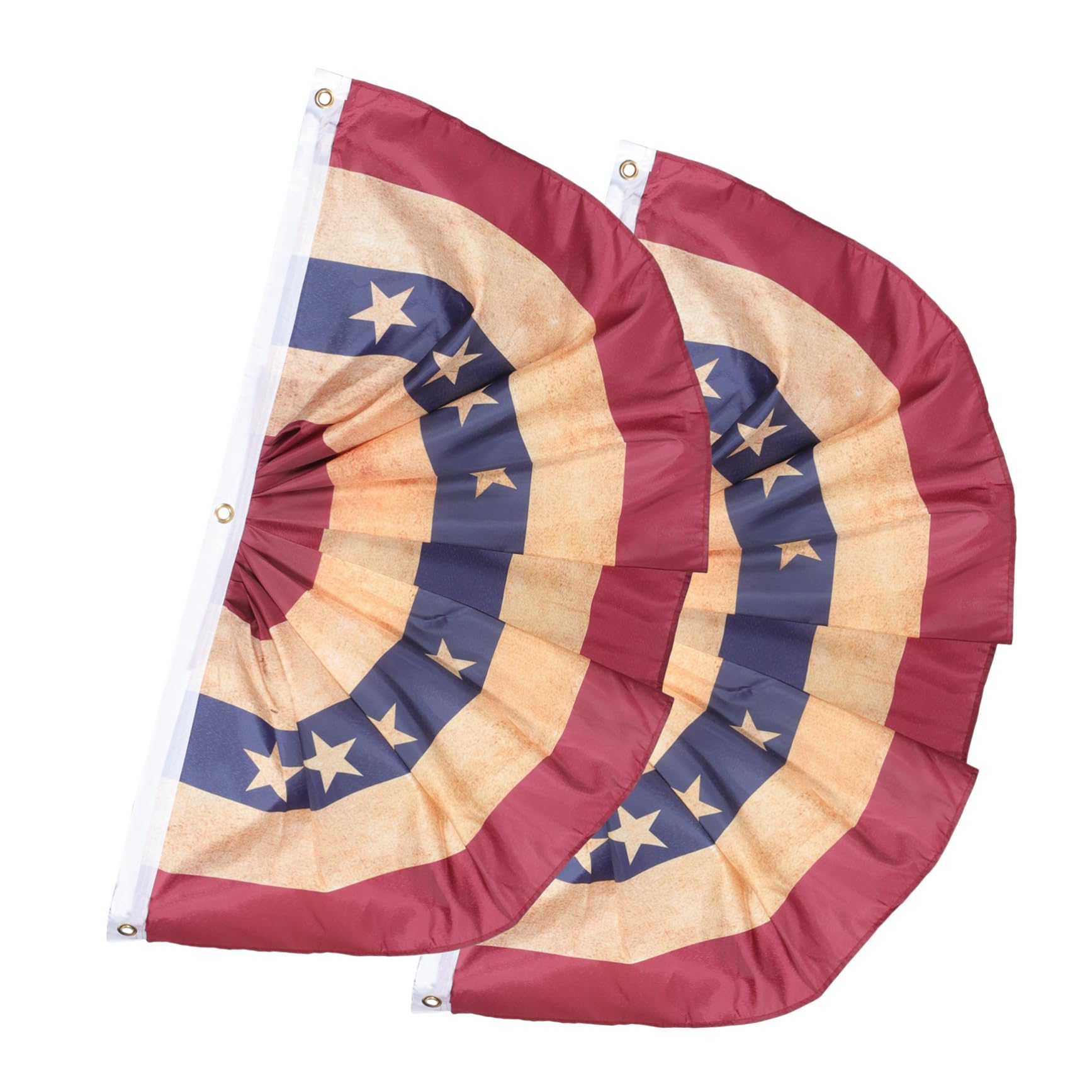 Drapeau de la Fête de l'Indépendance Anti-Entortillement : Lot 2 Banderoles Extérieur