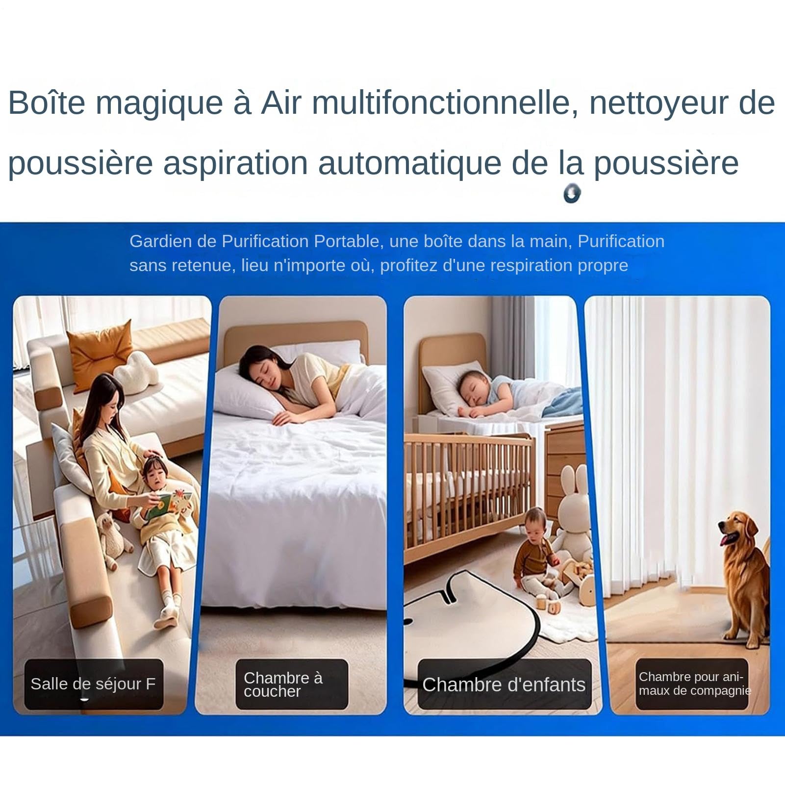 3pcs Boîte Magique De Dépoussiérage De Purification D'air Intérieur - 120g Boîte Magique De Purificateur D'air De Collecte Automatique De Poussière, Parfums De Nettoyant Air Magics Box, Désodorisants