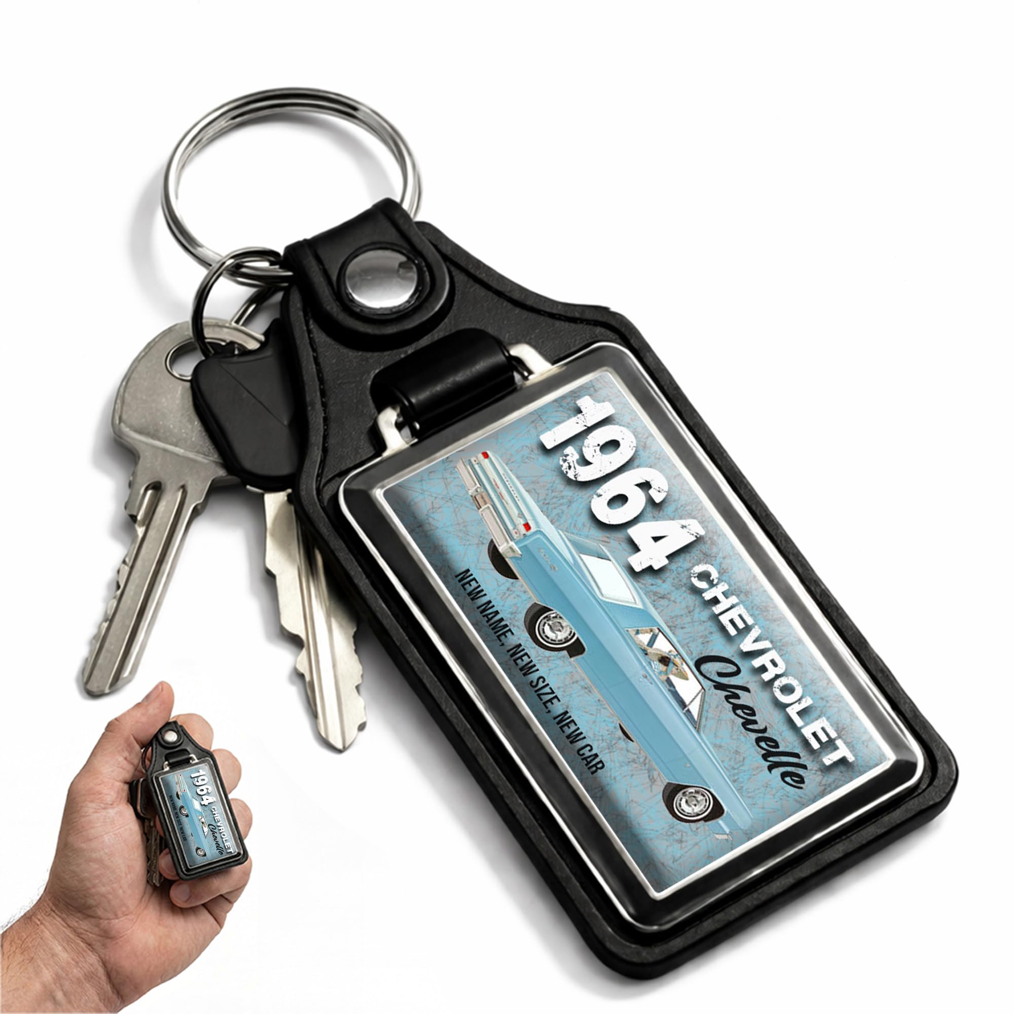 1964 Compatible with Chevelle New Name Style Car Design Key Chain