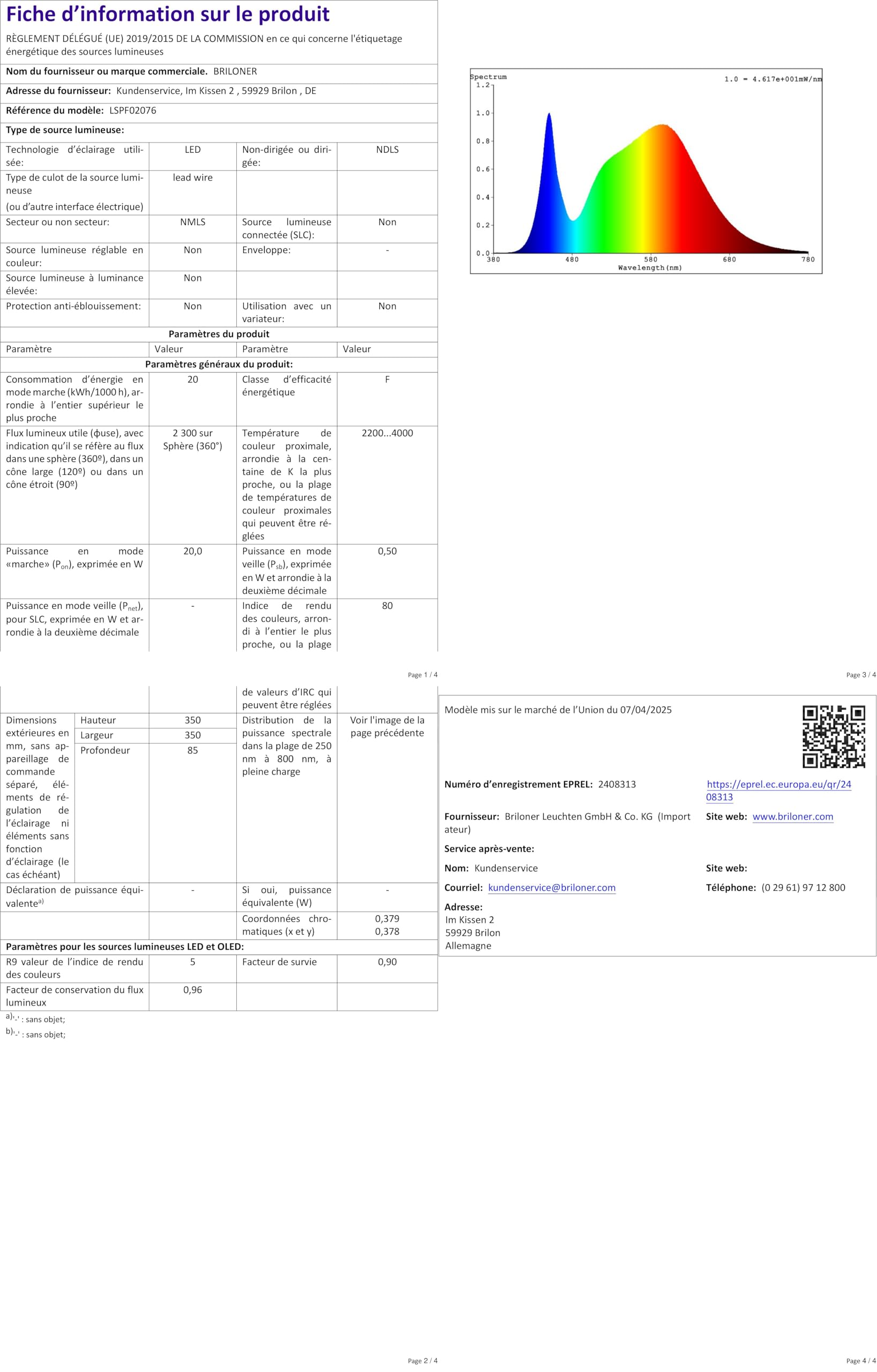 Suspension LED Beazina intensité variable luminaire aspect bois - 12