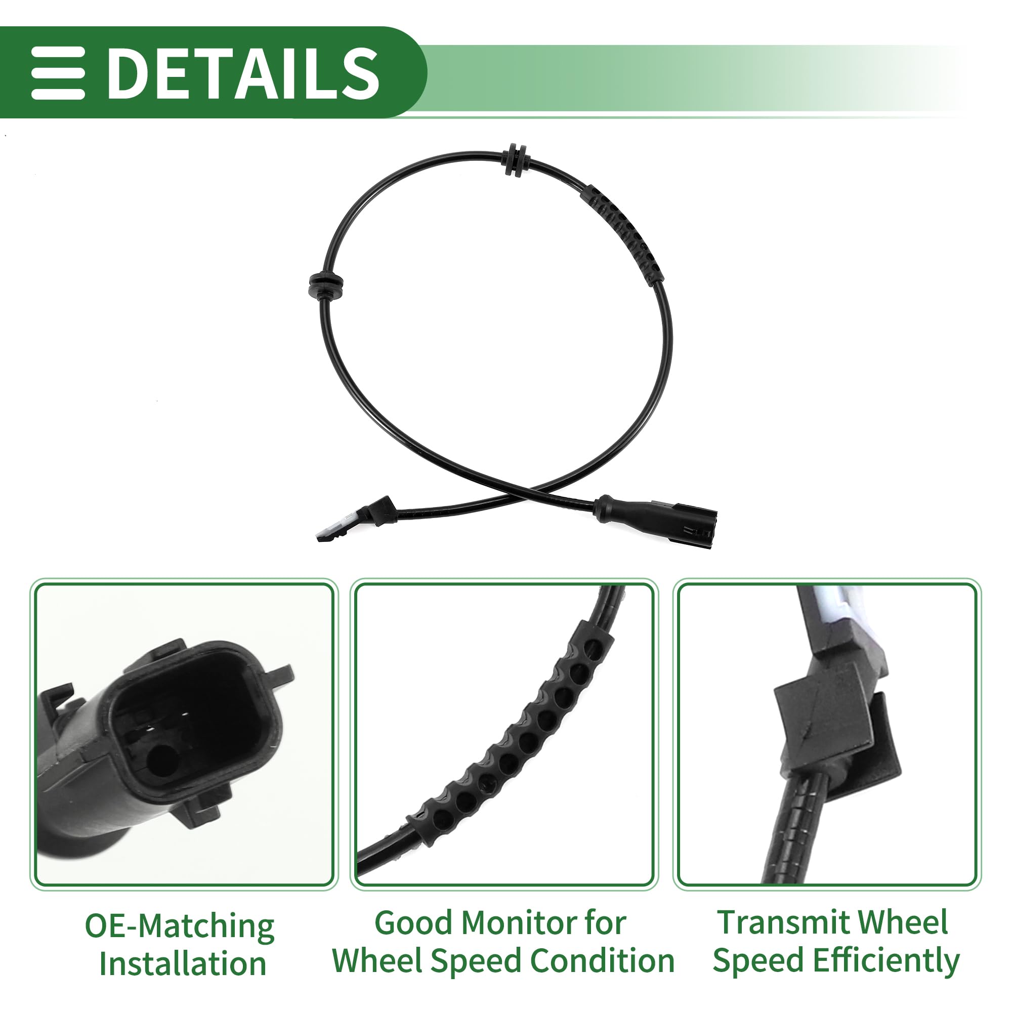 LST ABS Wheel Speed Sensor Front – Fits Renault Espace IV – 8200084125, LP-2062-SN – Left & Right