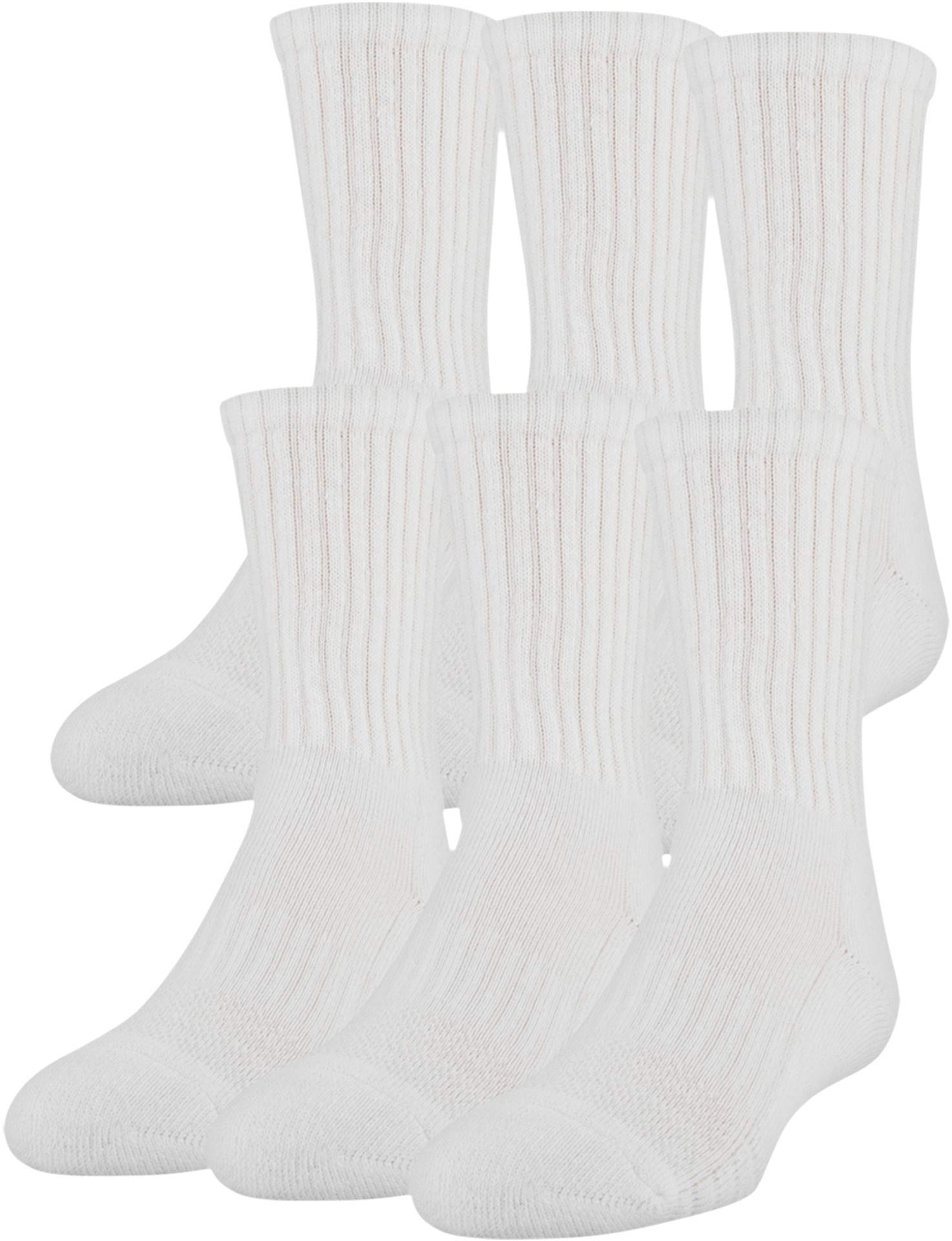 Under Armour Unisex-Child Youth Training Cotton Crew Socks 3 Pack