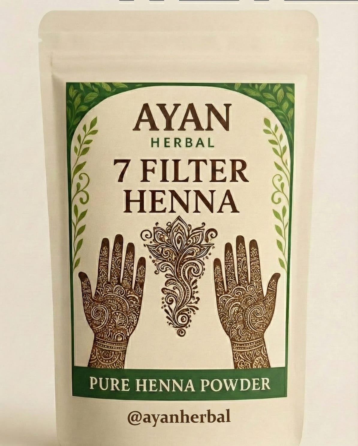 7 Filter Henna Powder for Hair & Mehandi Art - 100% Natural, Pure Sojat Mehndi for Rich Dark Stain & Hair Conditioning - Body Art Quality (BAQ) - (500GM).-picture-25