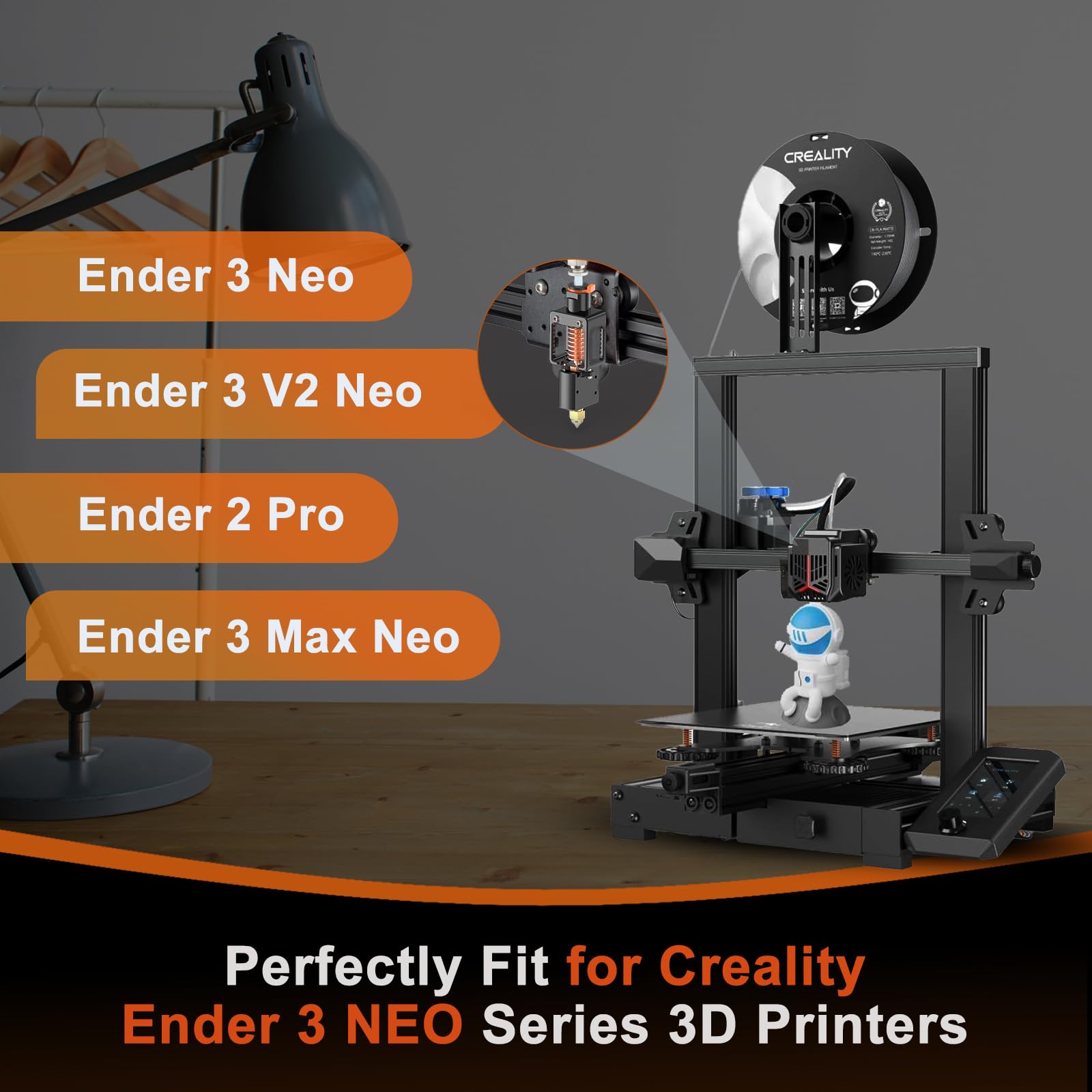 YOOPAI Ender 3 Neo Hotend Upgrade, w całości metalowy, wysokotemperaturowy Spark Hotend do Ender 3 Neo, Ender 3 V2 Neo, Ender 3 Max Neo, Ender 2 Pro