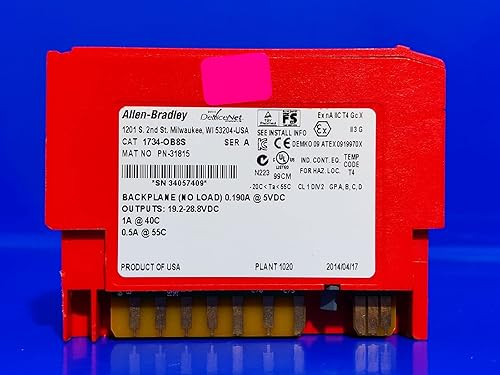 Miniatura 3 de 1734-OB8S Security I/O Module Point I/O 1734 0B8 OB8 OB8S 1734- (Used) PLC Master