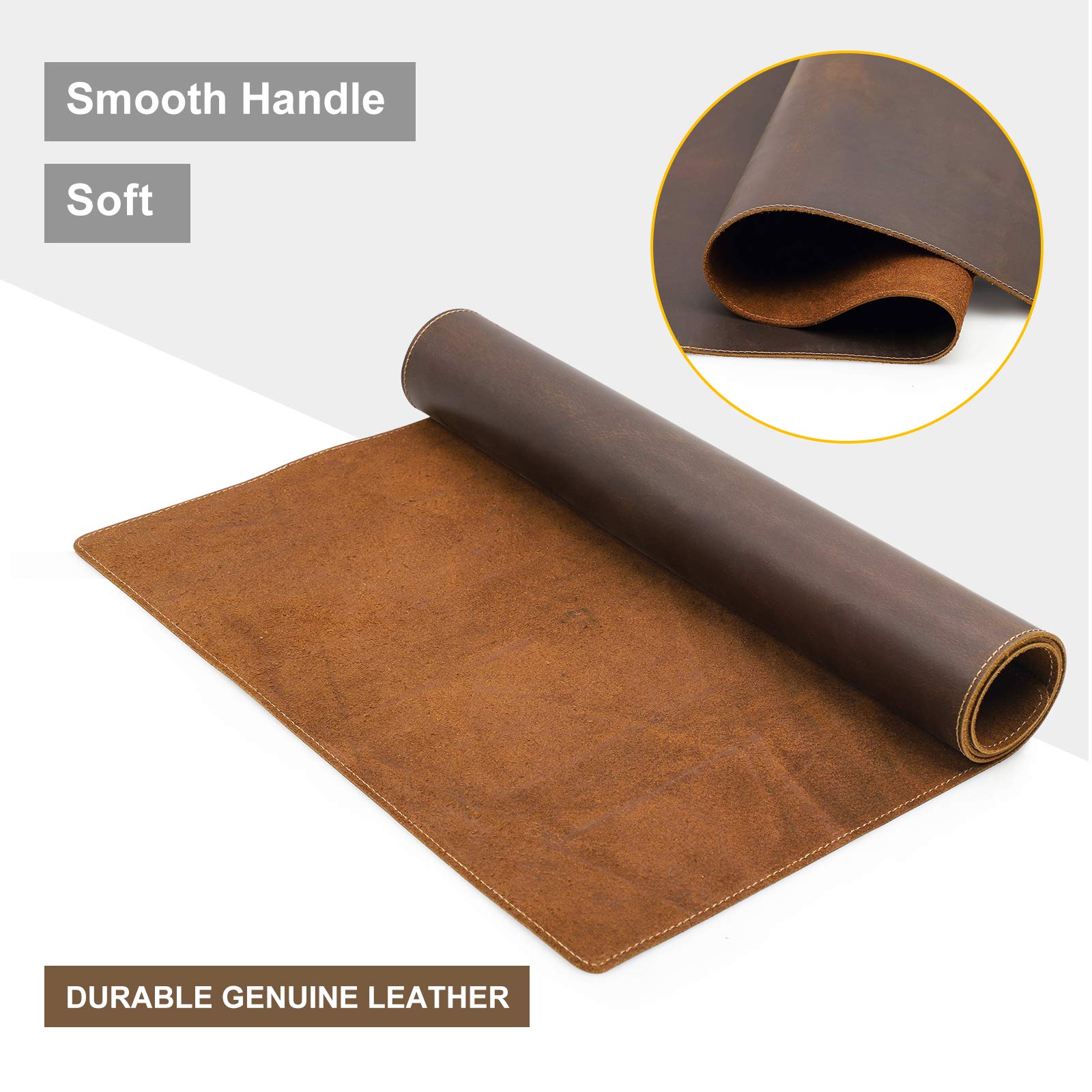 Tappetino Per Mouse Wireless In Legno Bianco, 240x200x3