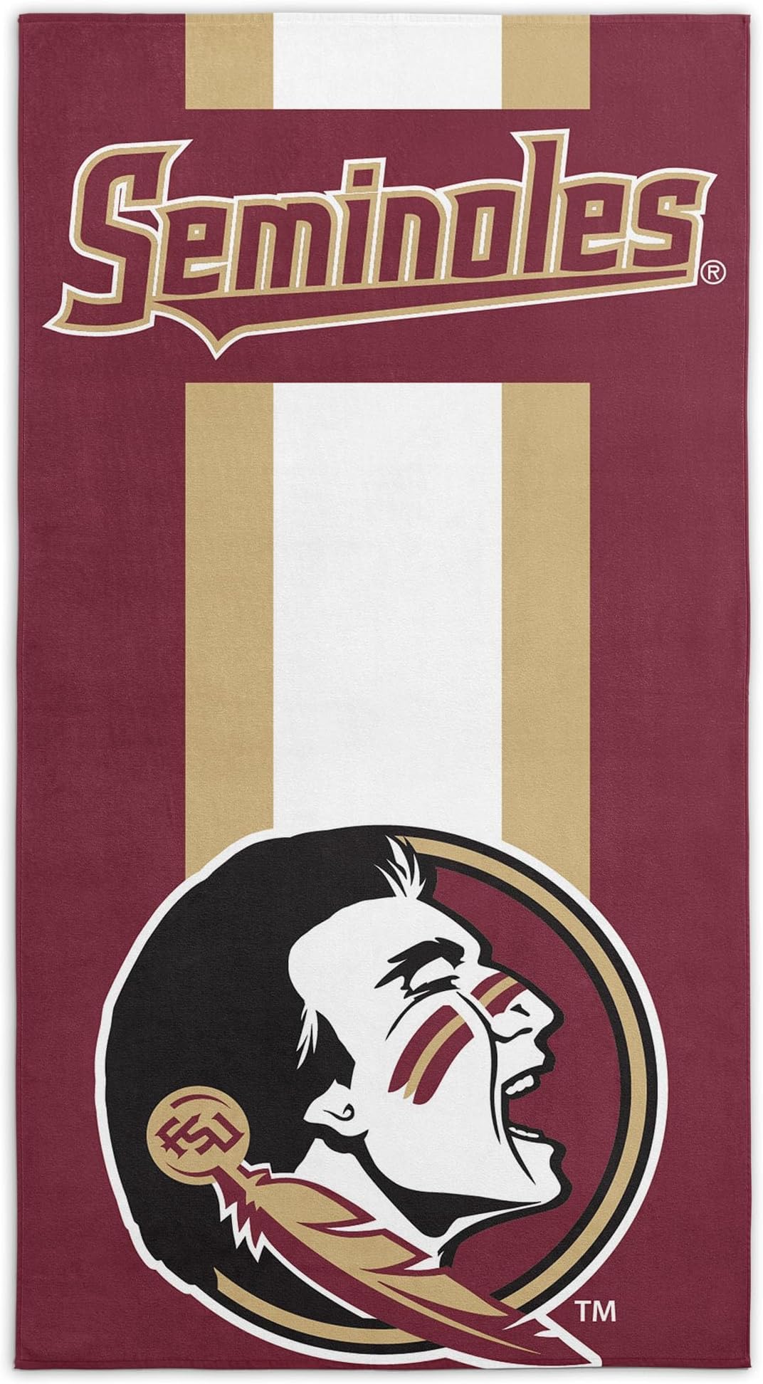 Northwest NCAA Florida State Seminoles Unisex-Adult Beach Towel, 30" x 60", Zone Read (Pack of 6)