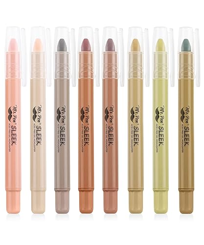 Mr. Pen- Bible Highlighters No Bleed Highlighters, Vintage Colors, 8 Pack, Gel Pen Highlighter
