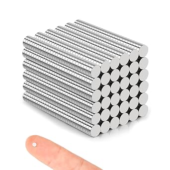 1000 Pack Small Magnets, 3x1mm Refrigerator Magnet Rare Earth Magnets Neodymium Magnet for Crafts, Whiteboard, Kitchen Cabinet