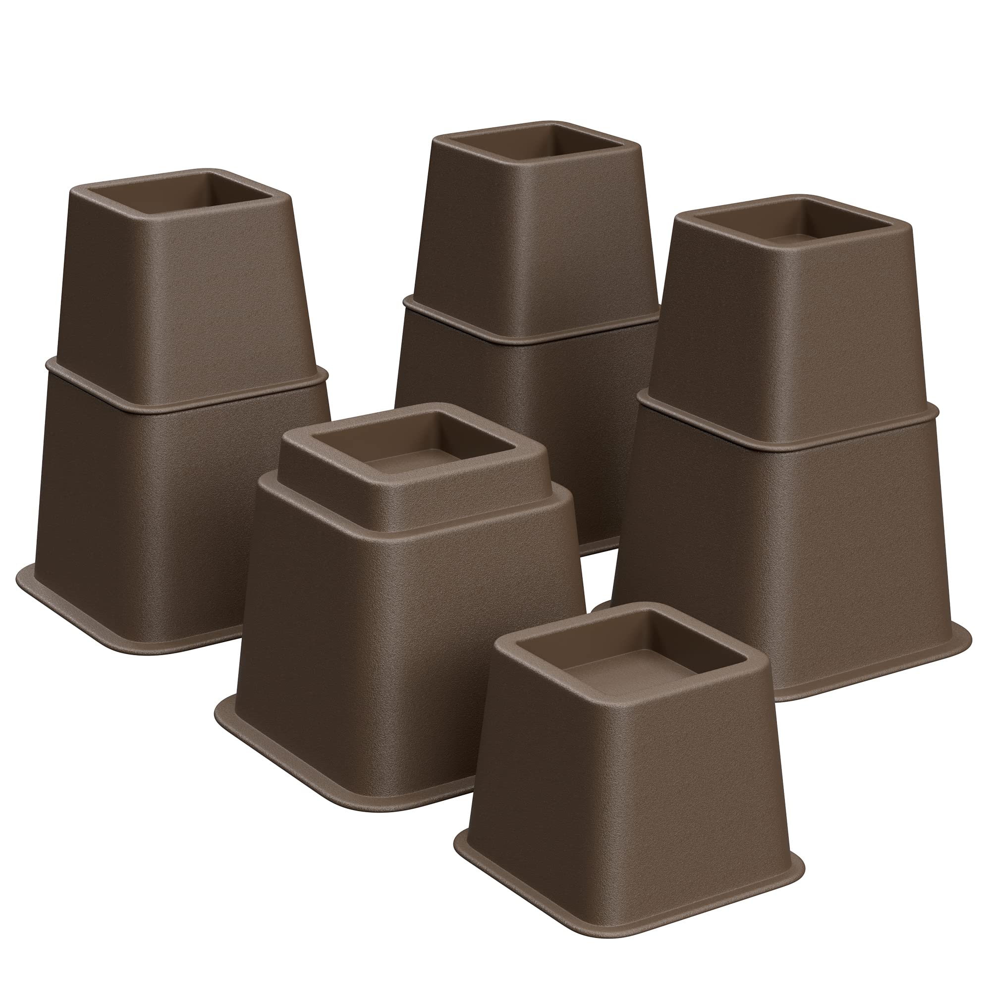 Buy SONGMICS Bed Risers, 8Pack Furniture Risers, Heavy Duty Bed Lifts