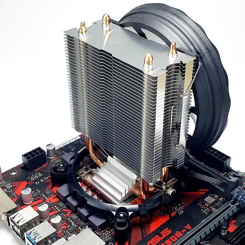 Image of Mann Mart‚Universal PC CPU Cooler Fan Bracket for Intel LGA 115x, 1200, 1366, 1700 Sockets - 9-in-1 Heatsink Holder for Enhanced Cooling & Stable Performance