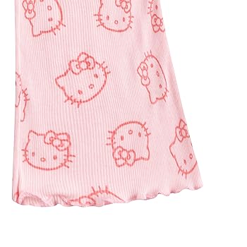 HelloKitty　ノースリーブシャツ　130 Hello Kitty Strawberries Sleeveless White Women's Ribbed