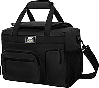 Vista 23 de MIER Bolsa enfriadora suave extra grande de 30L con abridor de botellas para camping, playa, barbacoa, comestibles, golf, a prueba de fugas, bolsa