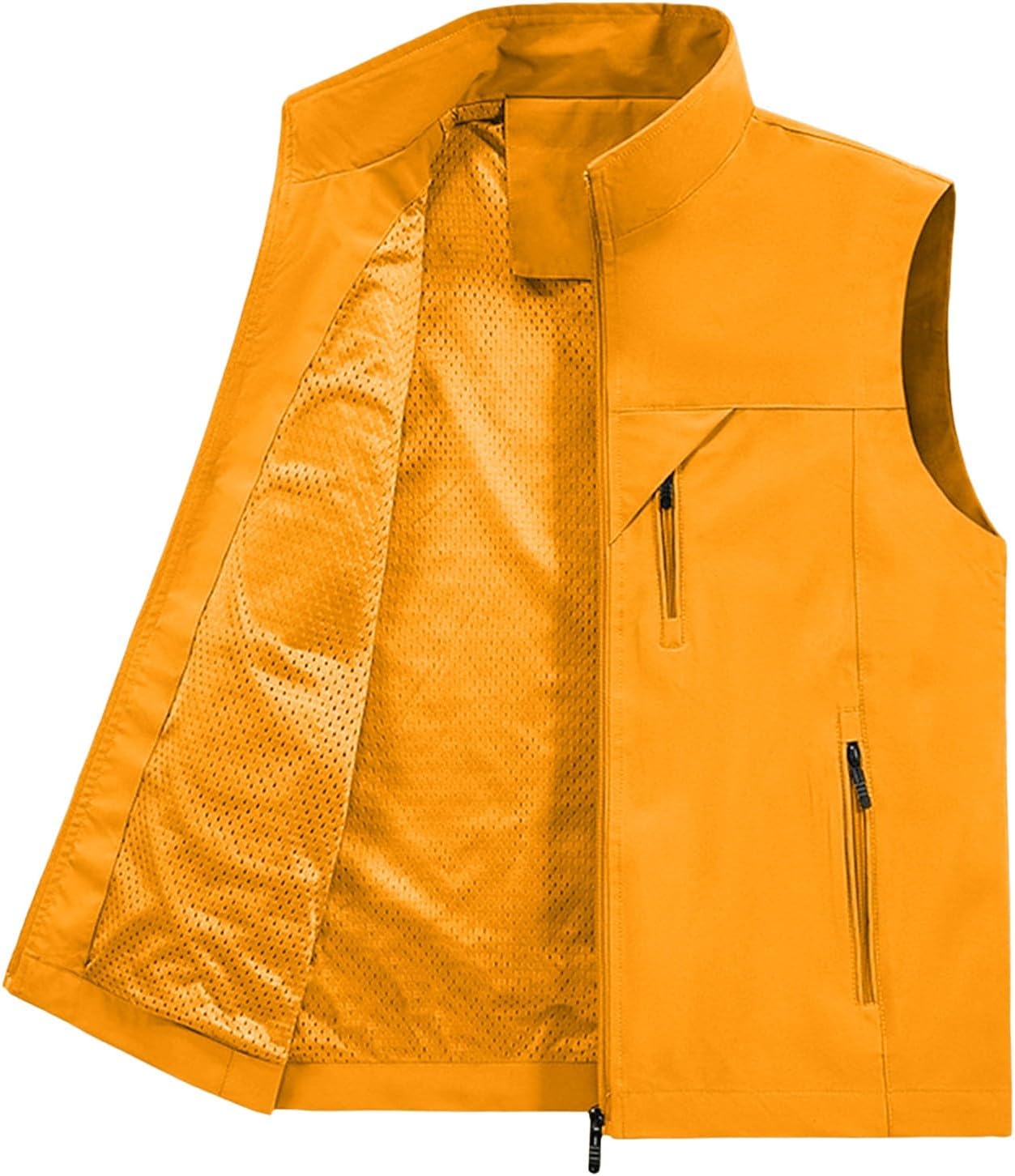 HJINGSUN Mens Vest Lightweight Quick Drying Full Zip Vests | River Fishing, Outdoor Hiking, Wildlife Photography, Camping Trips, Bird Watching, Hunting Seasons, Travel Excursions