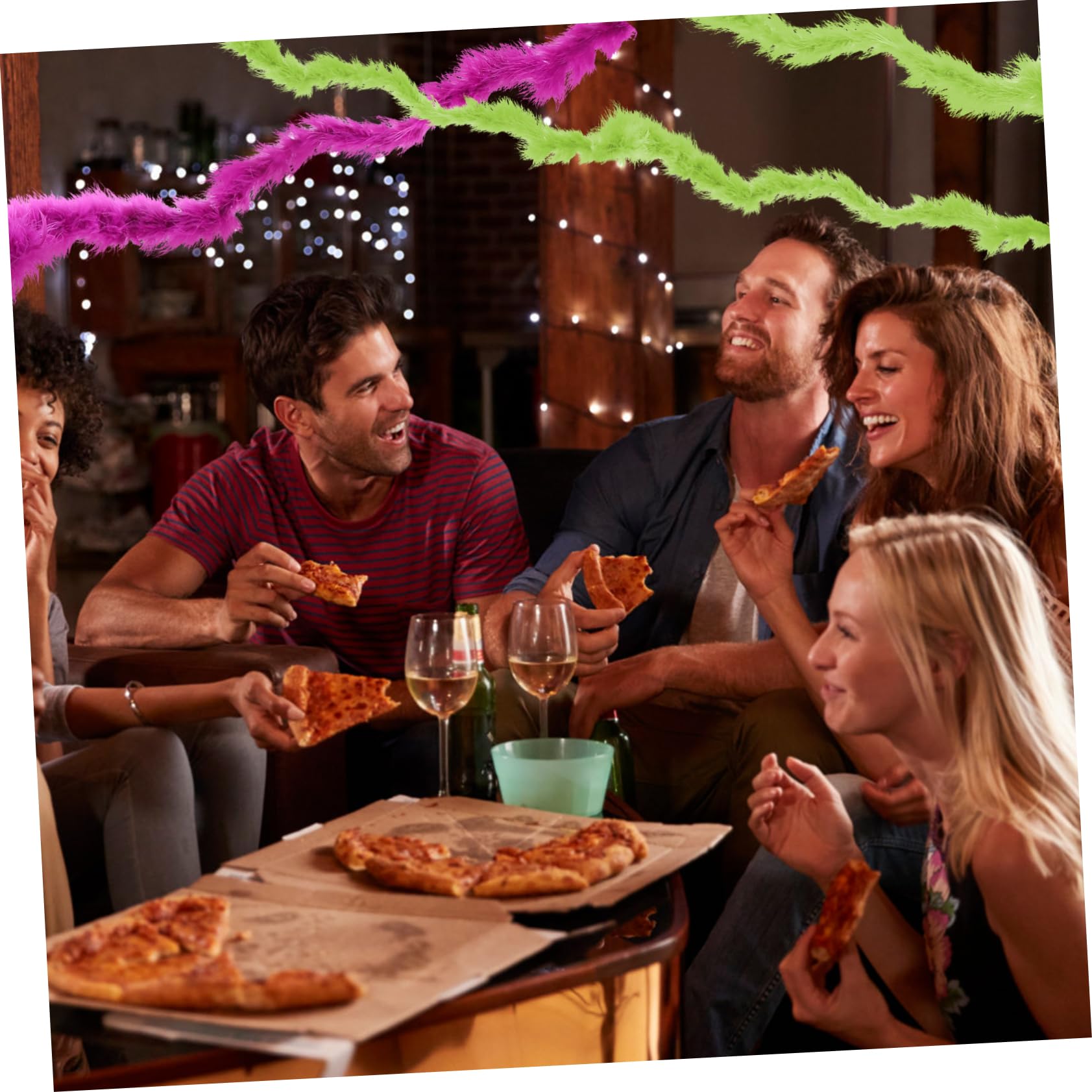 COLLBATH 6 Pcs Clothes Accessory Handicraft Boas Uv Handmade Craft Party Favors Cartoon Diy Material Adult Party Trim Fringe High Temperature Tassel Bouquet